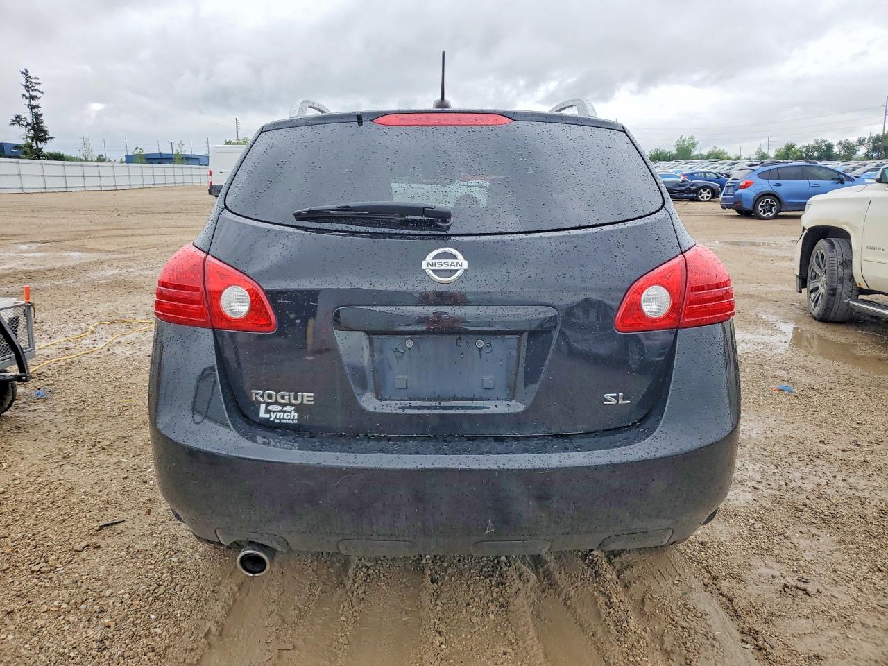 2009 Nissan Rogue S Black vin: JN8AS58TX9W042622