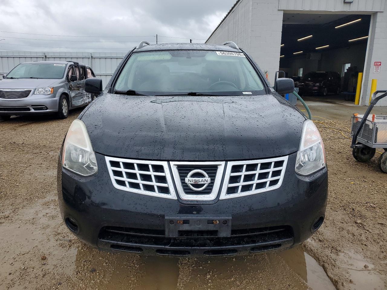 2009 Nissan Rogue S Black vin: JN8AS58TX9W042622