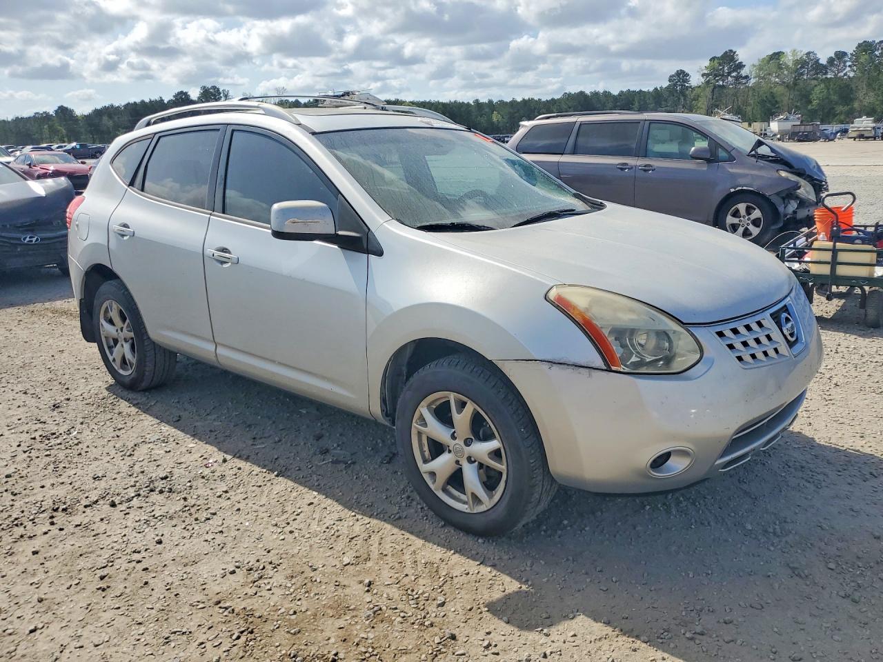 2009 Nissan Rogue S Серебряный vin: JN8AS58TX9W050915