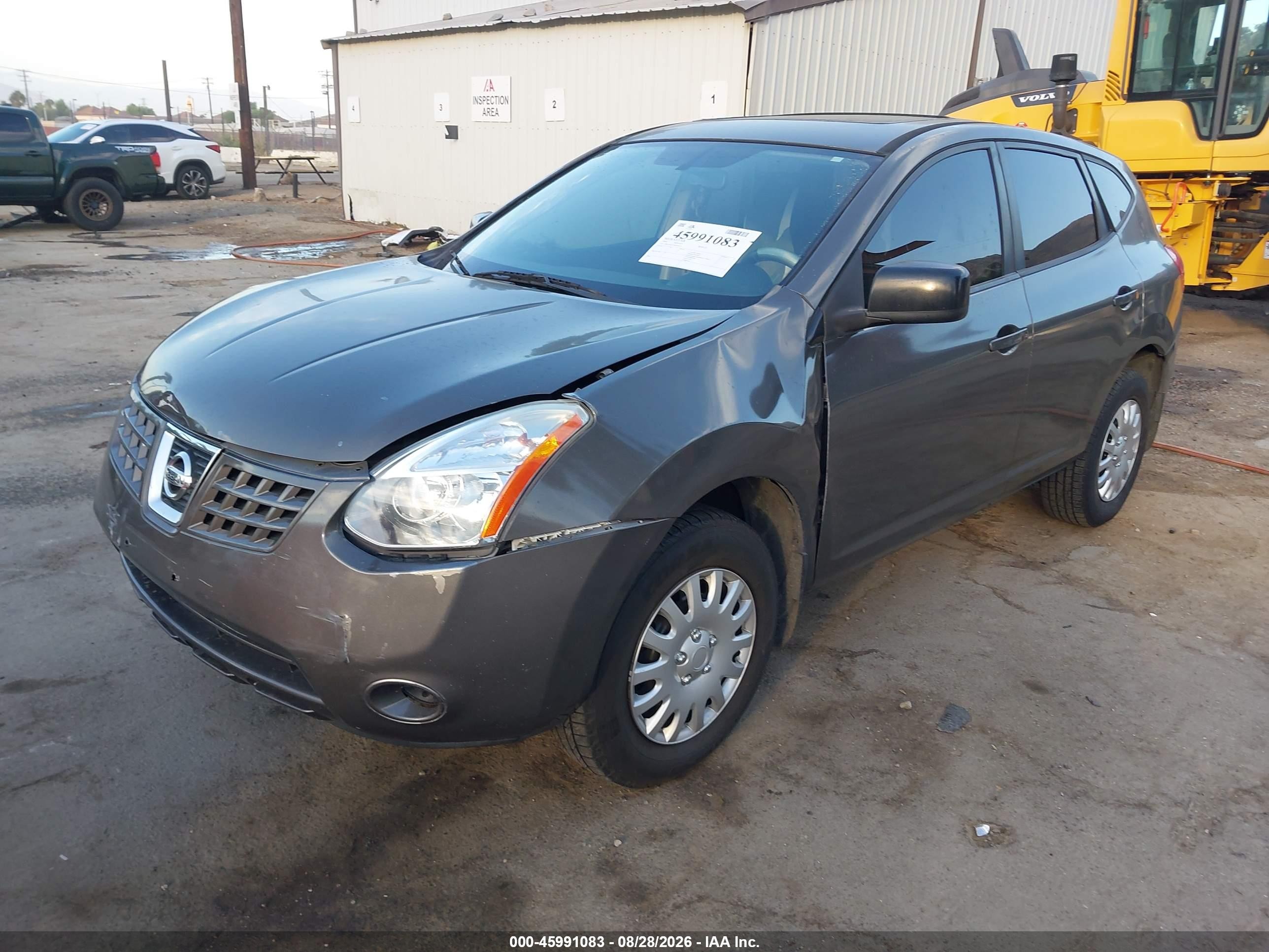2009 Nissan Rogue S Серый vin: JN8AS58TX9W054477