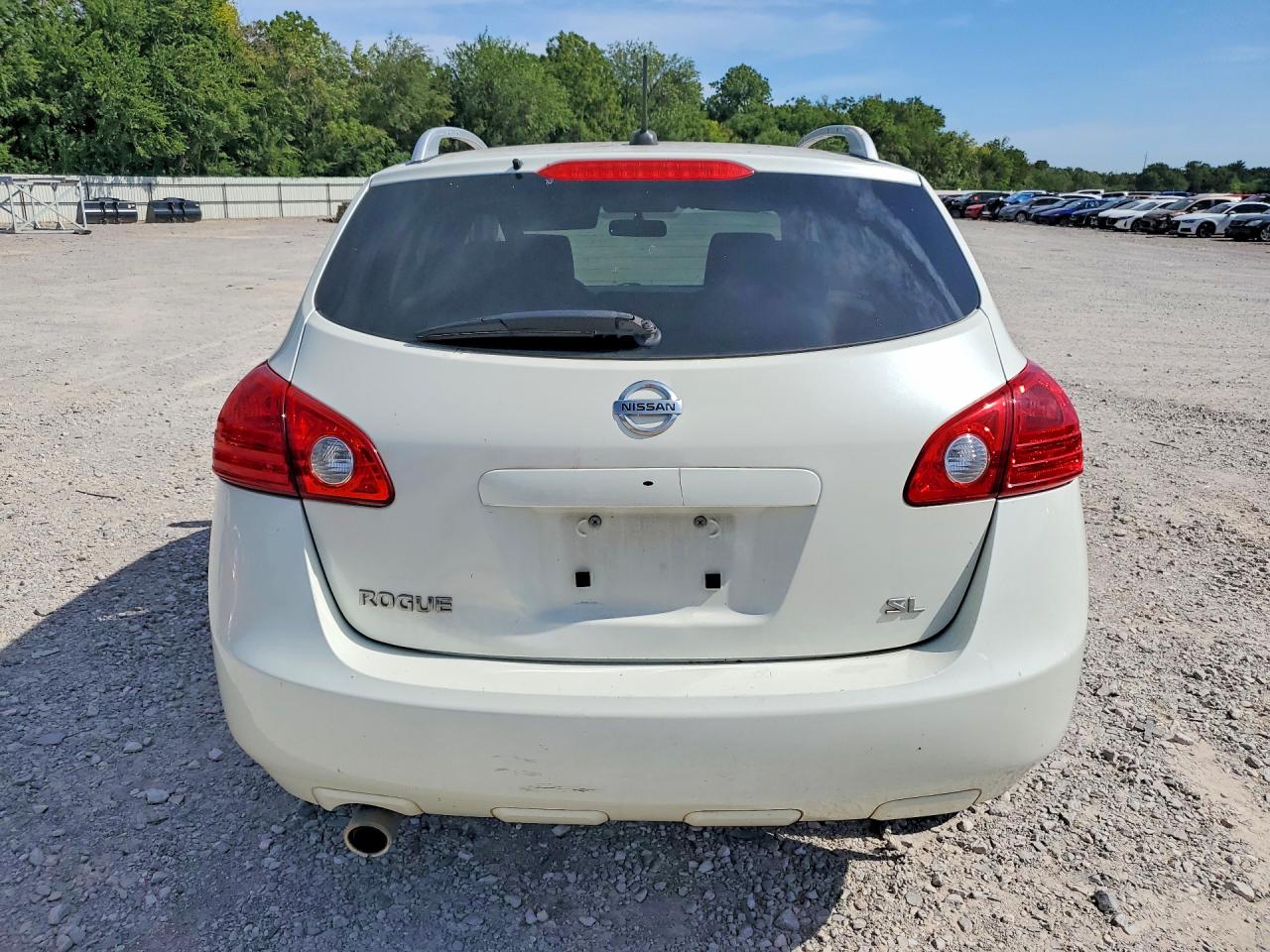 2009 Nissan Rogue S Белый vin: JN8AS58TX9W060036