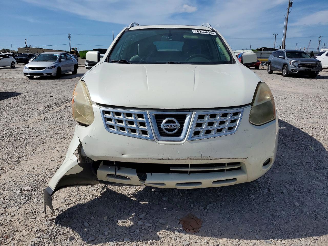 2009 Nissan Rogue S Белый vin: JN8AS58TX9W060036