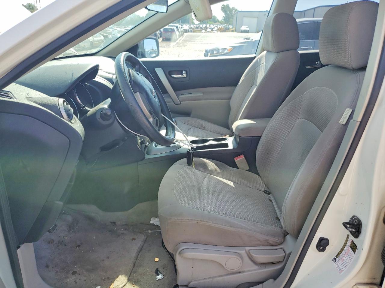 2009 Nissan Rogue S Белый vin: JN8AS58TX9W060036