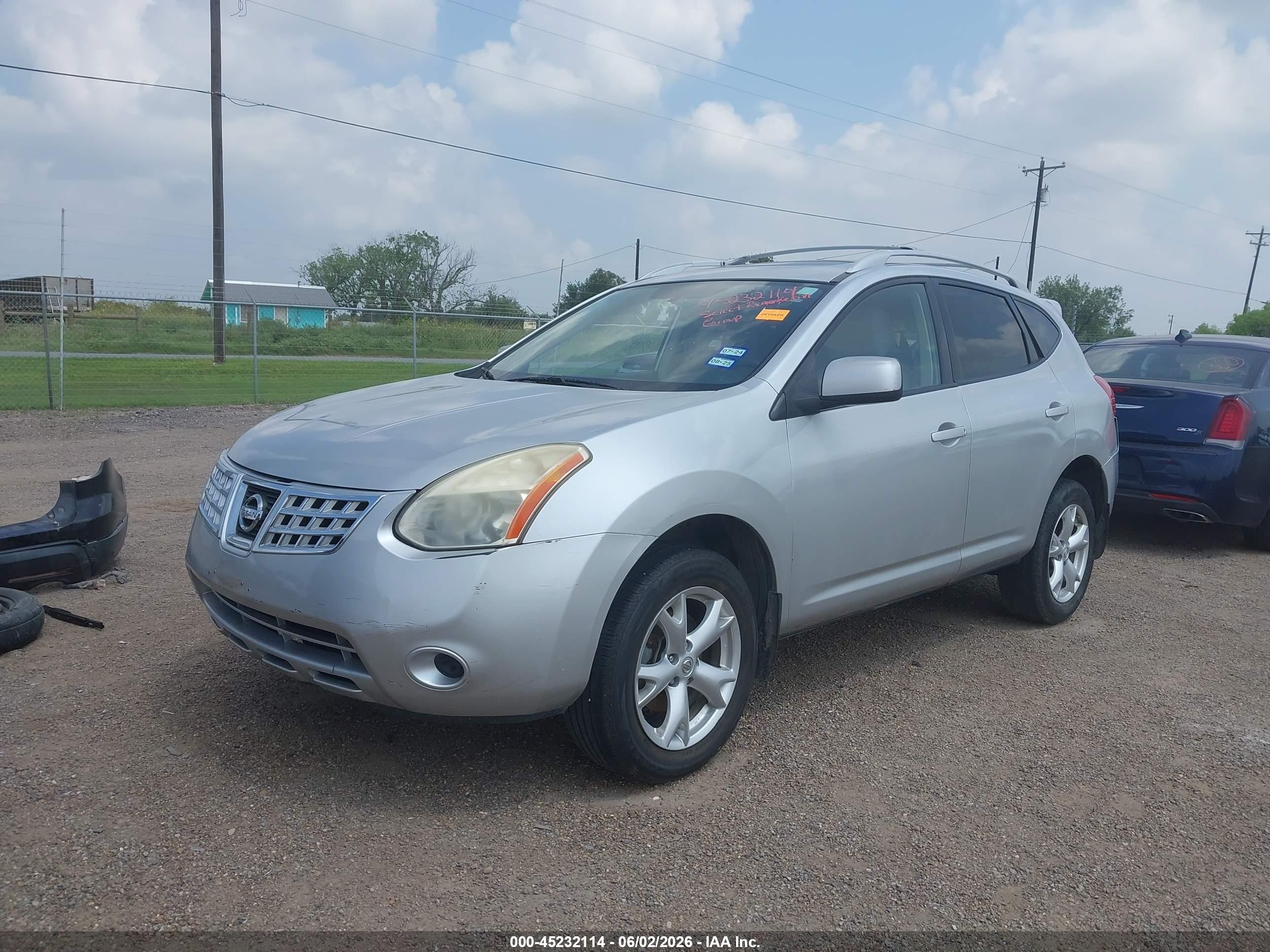 2009 Nissan Rogue Sl Silver vin: JN8AS58TX9W320645