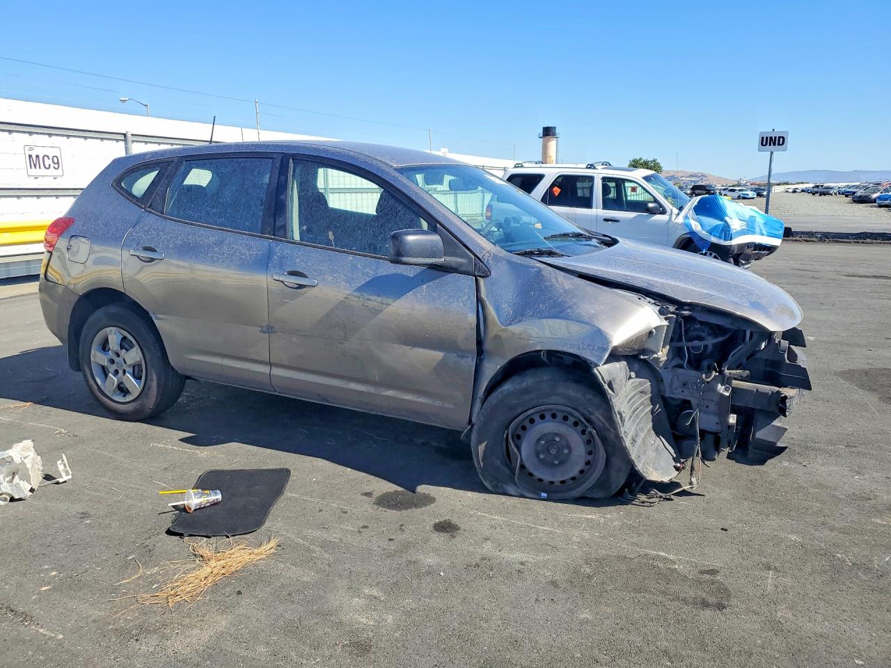 2009 Nissan Rogue S Charcoal vin: JN8AS58TX9W325182