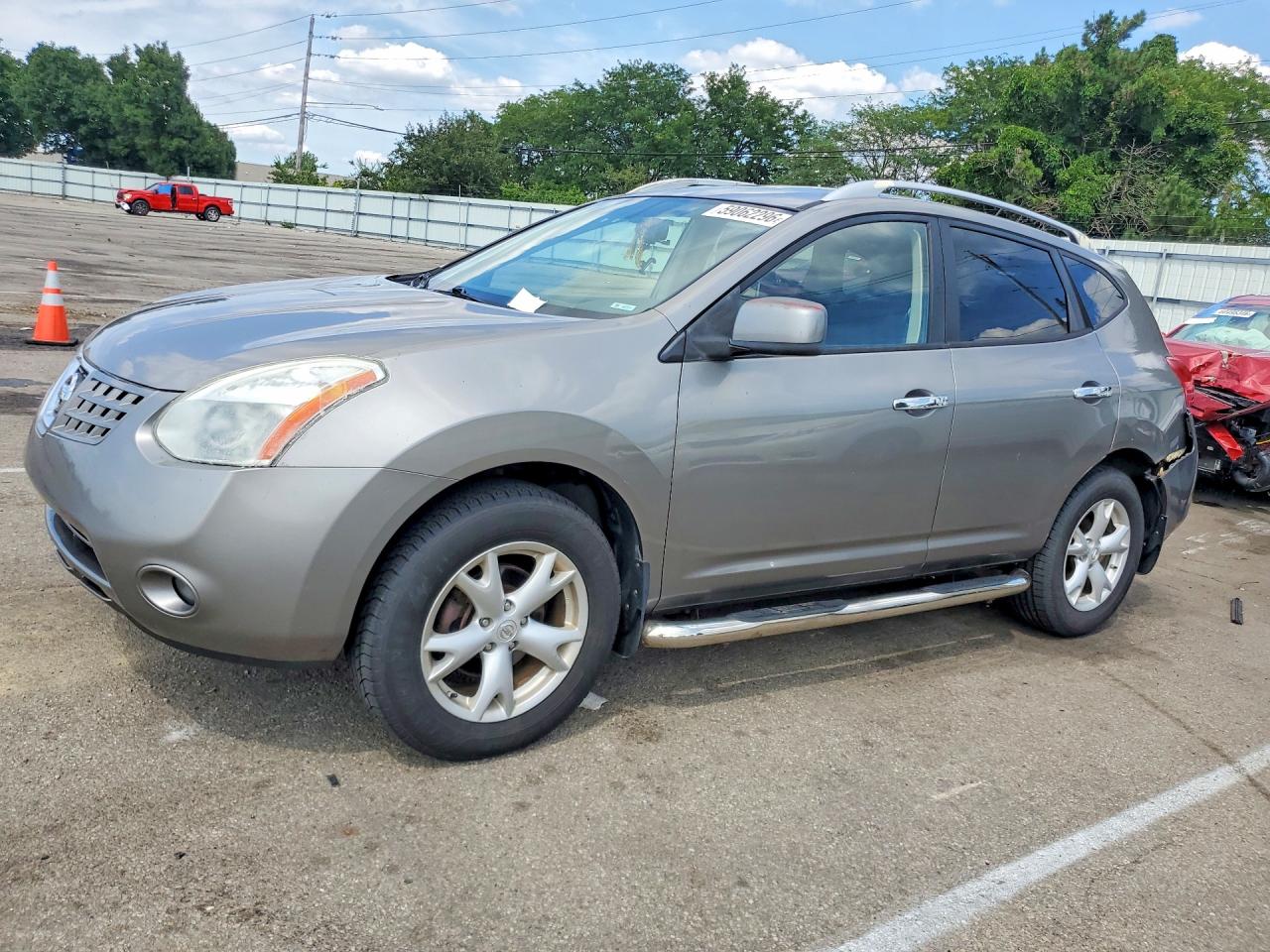 2008 Nissan Rogue S Gray vin: JN8AS58V08W100849
