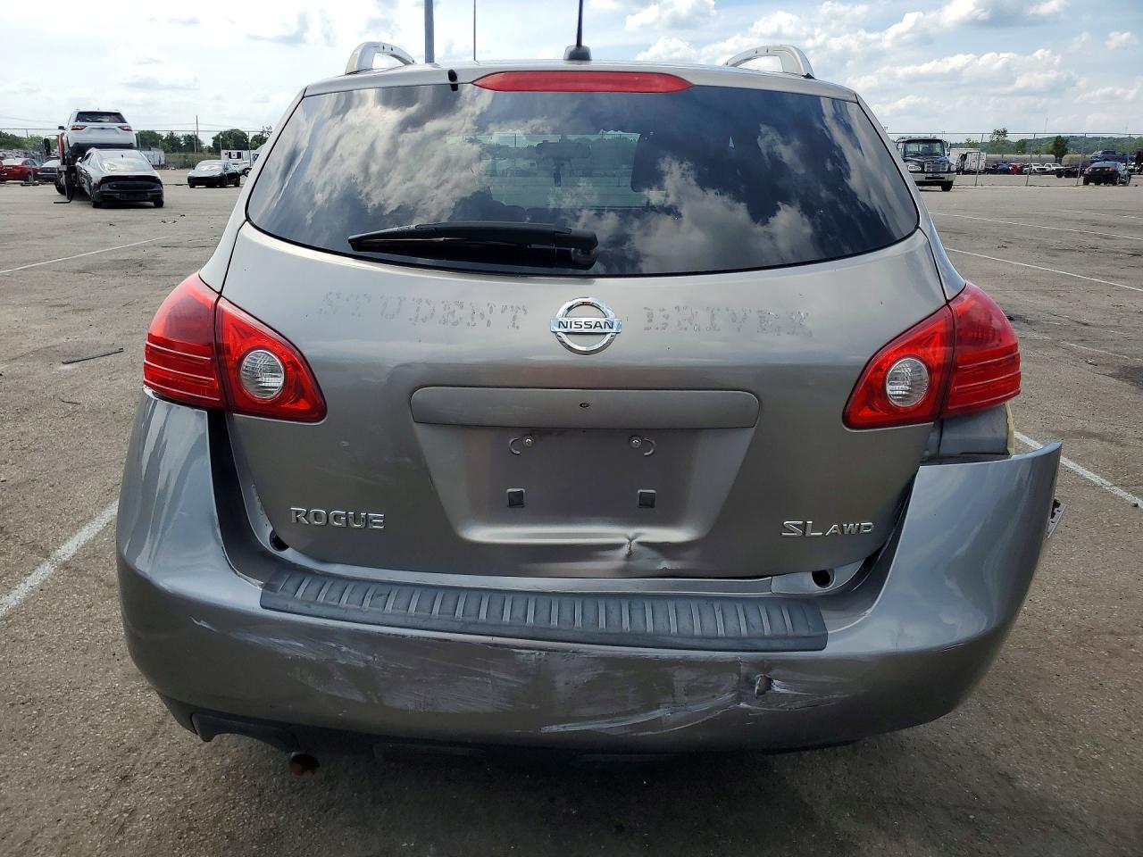 2008 Nissan Rogue S Gray vin: JN8AS58V08W100849
