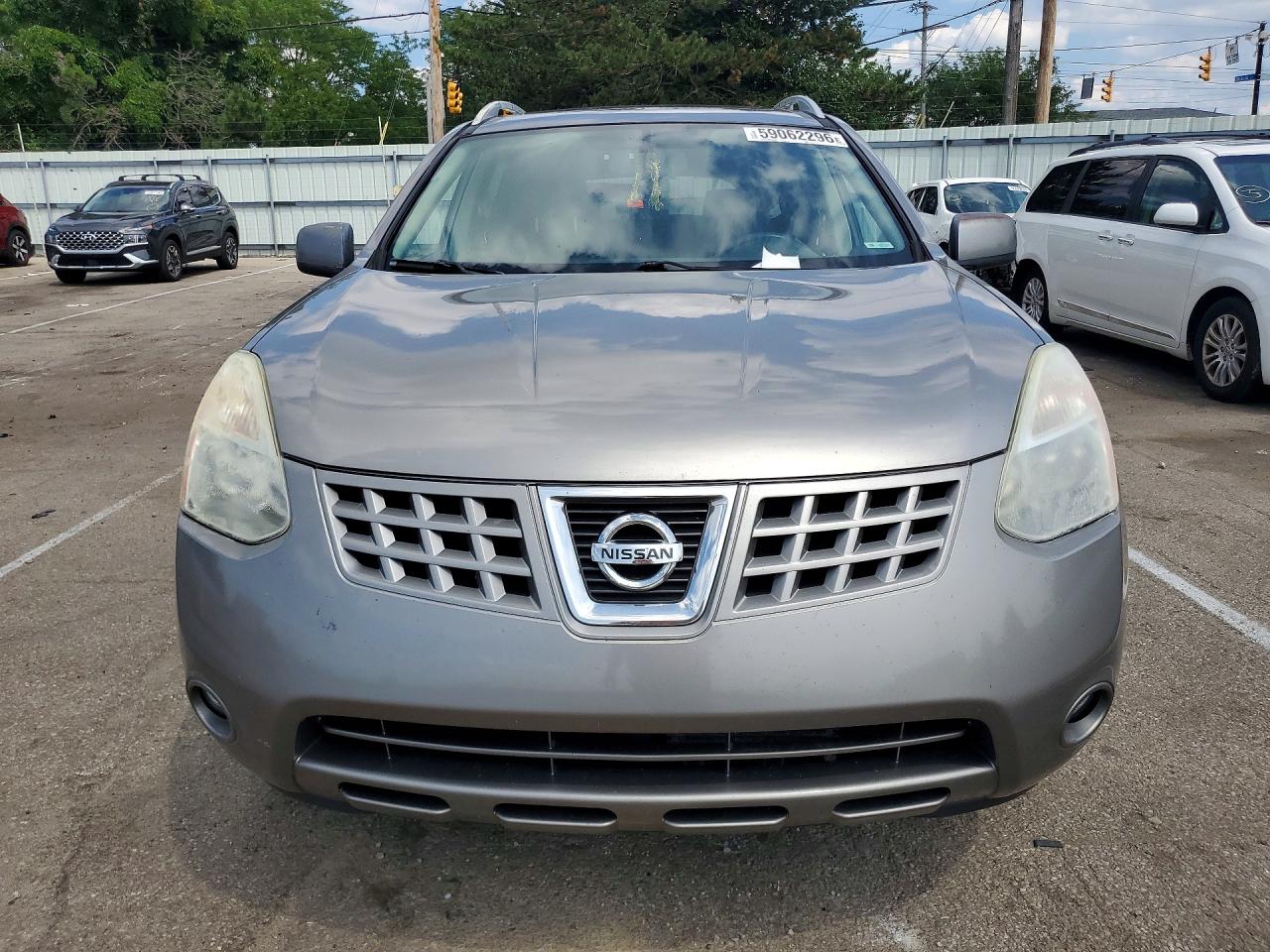 2008 Nissan Rogue S Gray vin: JN8AS58V08W100849