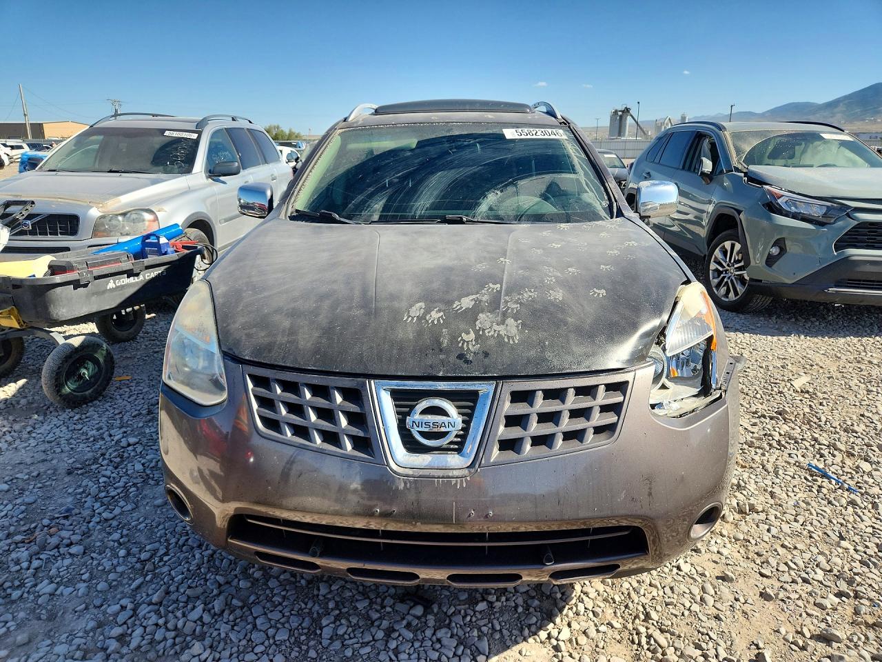 2008 Nissan Rogue S Brown vin: JN8AS58V08W103900