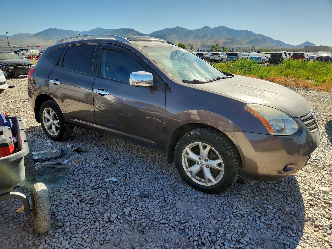 2008 Nissan Rogue S Brown vin: JN8AS58V08W103900