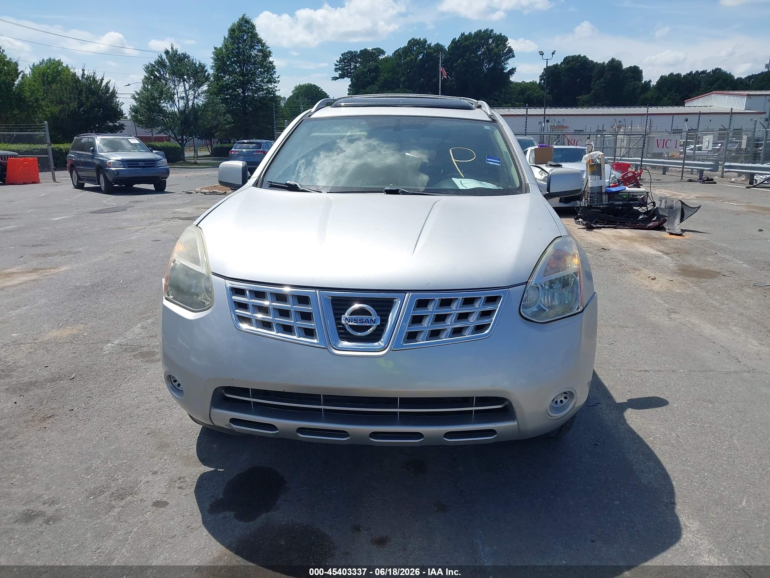 2008 Nissan Rogue Sl Silver vin: JN8AS58V08W104982