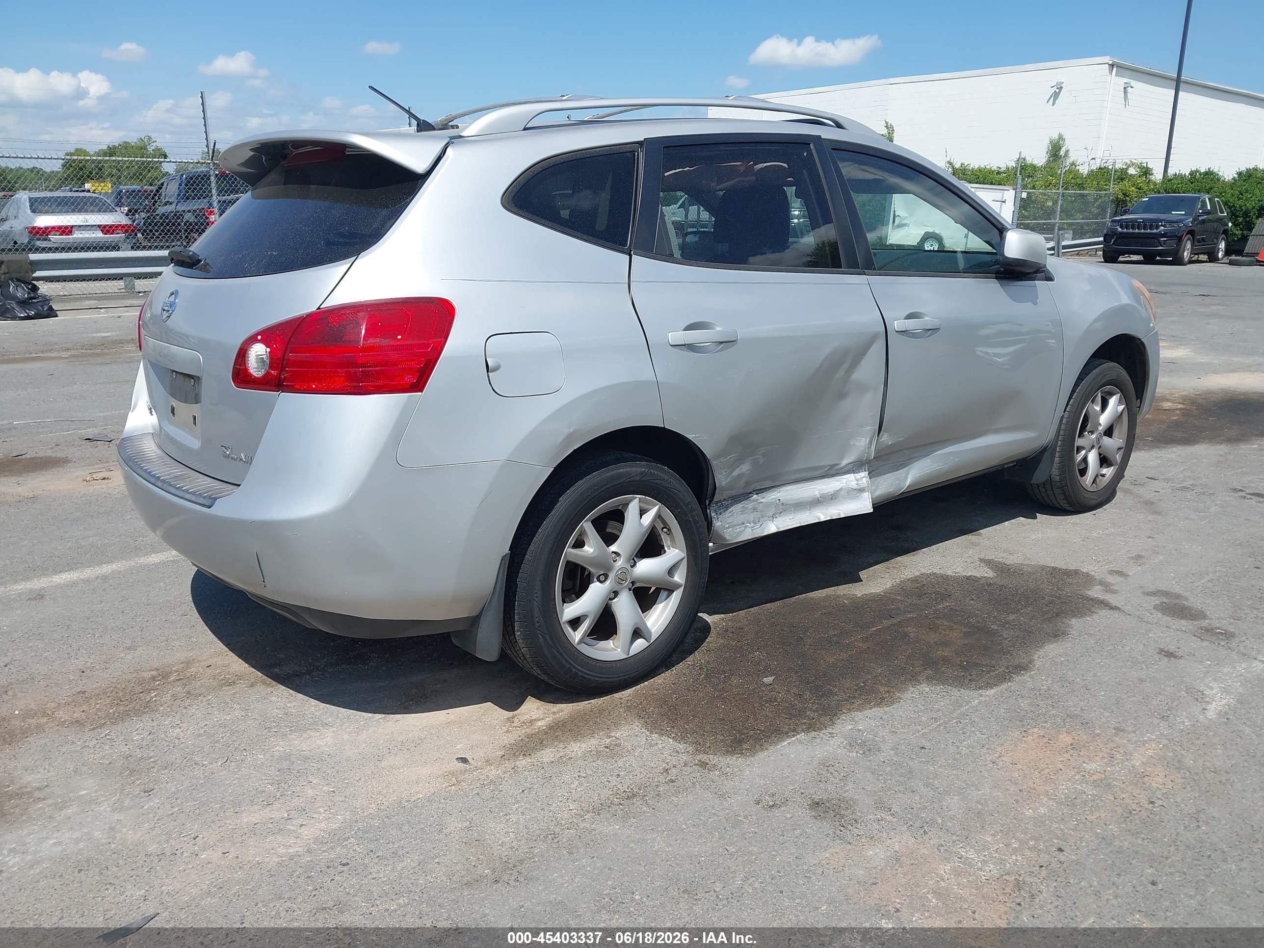 2008 Nissan Rogue Sl Silver vin: JN8AS58V08W104982