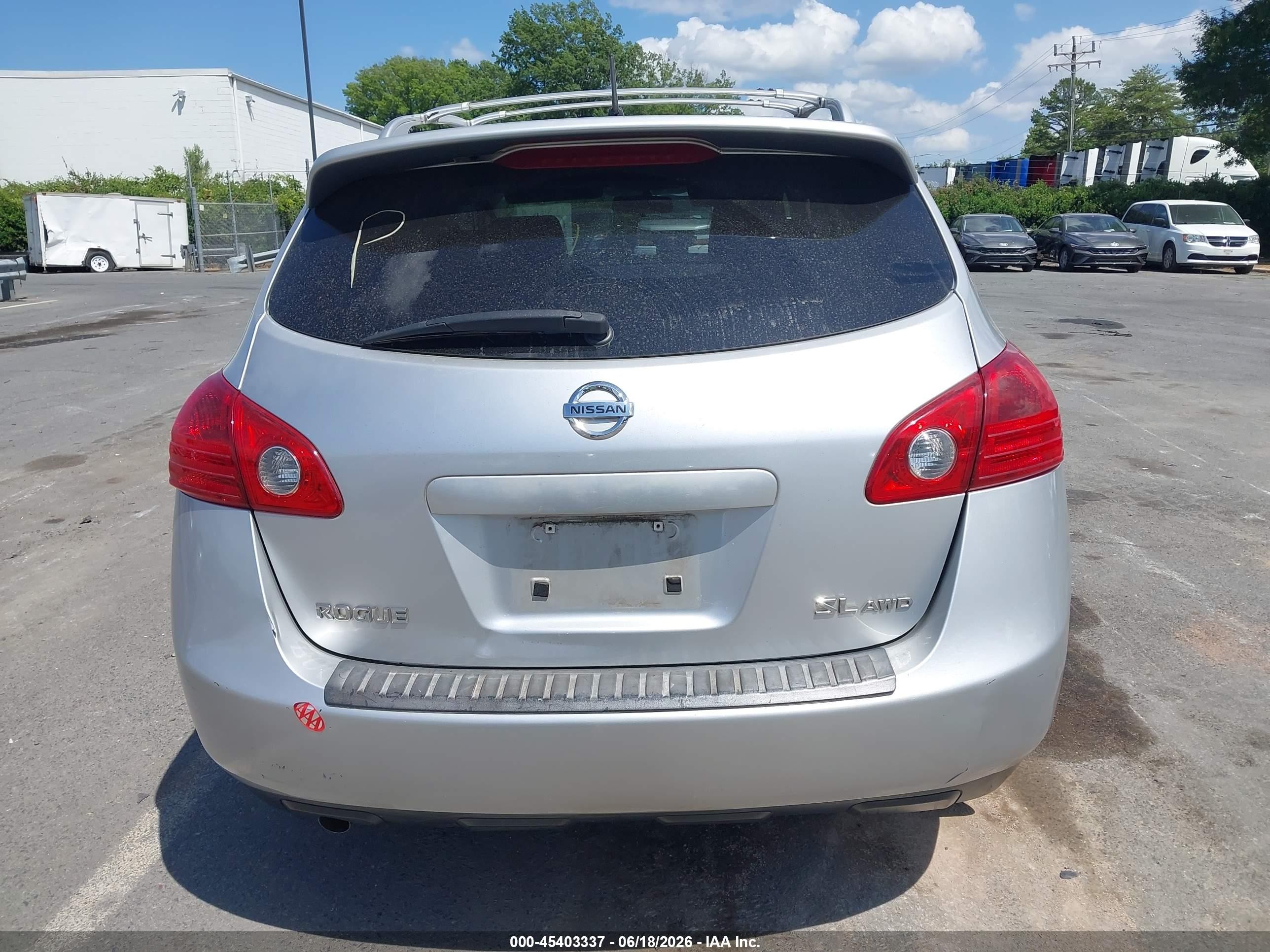 2008 Nissan Rogue Sl Silver vin: JN8AS58V08W104982