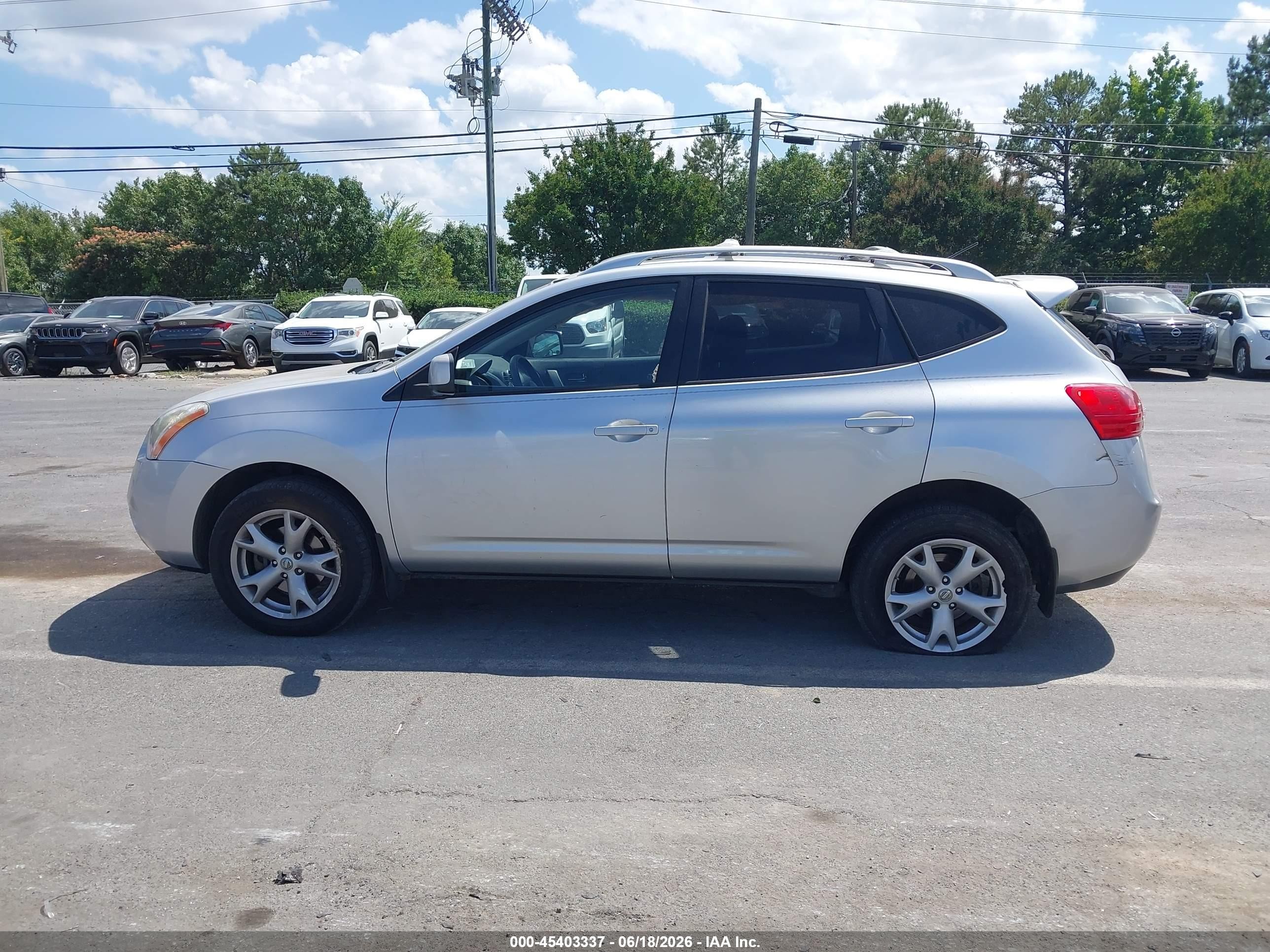 2008 Nissan Rogue Sl Silver vin: JN8AS58V08W104982