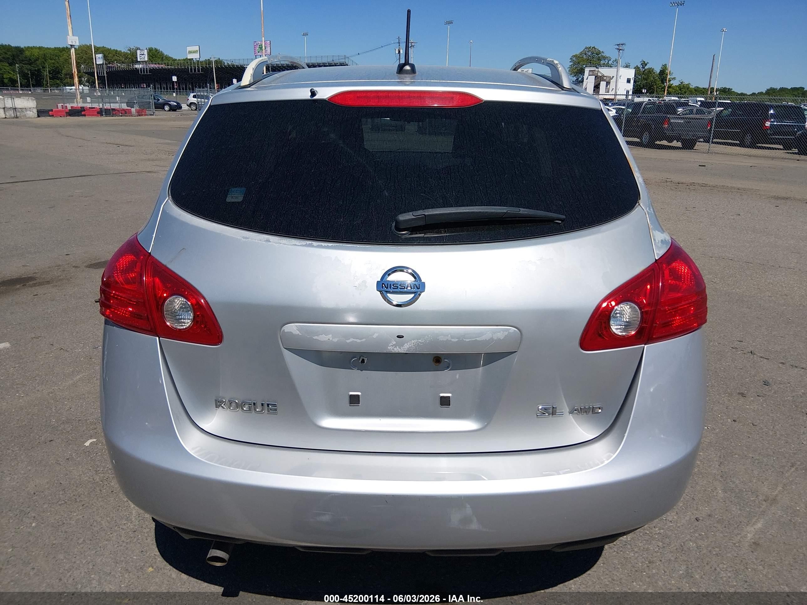 2008 Nissan Rogue Sl Silver vin: JN8AS58V08W106392