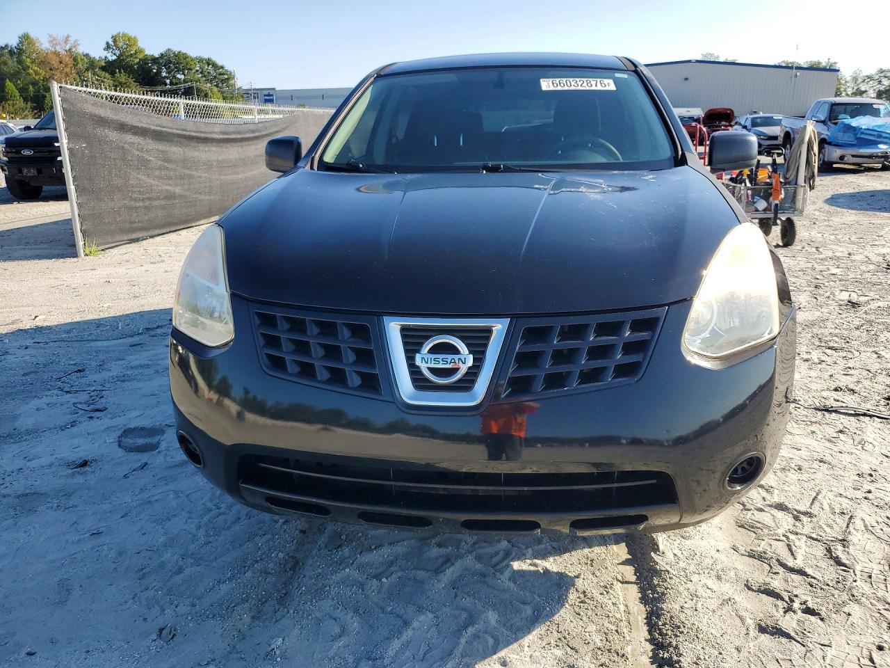 2008 Nissan Rogue S Black vin: JN8AS58V08W119188