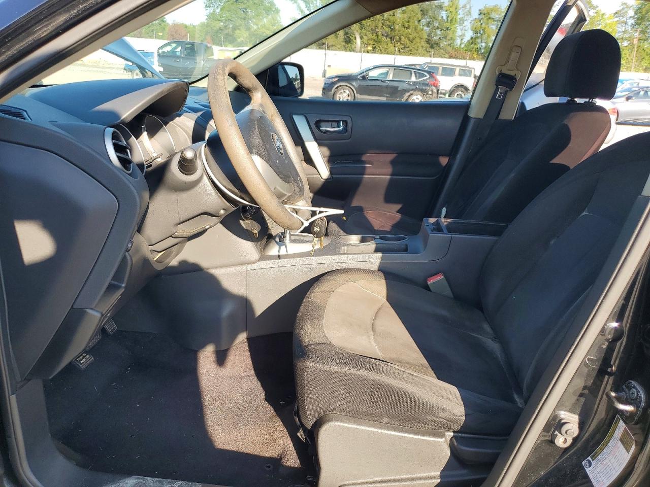 2008 Nissan Rogue S Black vin: JN8AS58V08W119188