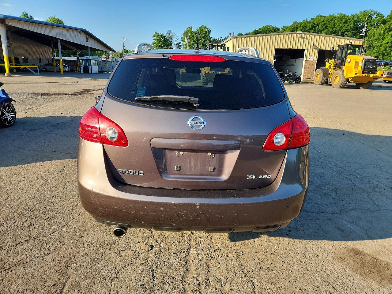 2008 Nissan Rogue S Brown vin: JN8AS58V08W120910