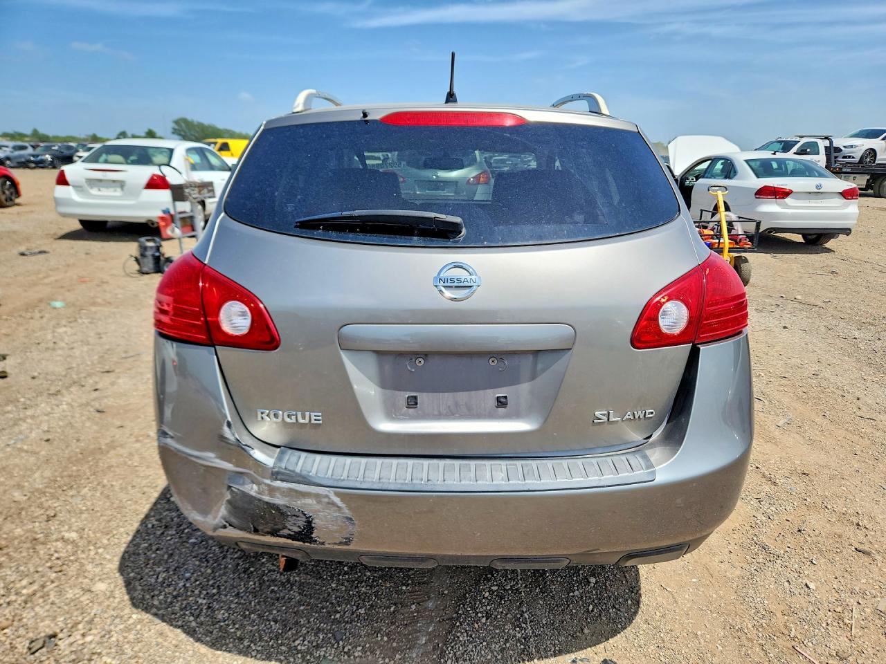 2008 Nissan Rogue S Gray vin: JN8AS58V08W125055