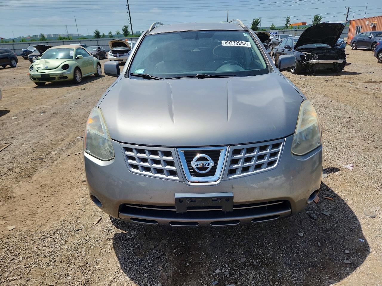2008 Nissan Rogue S Gray vin: JN8AS58V08W125055