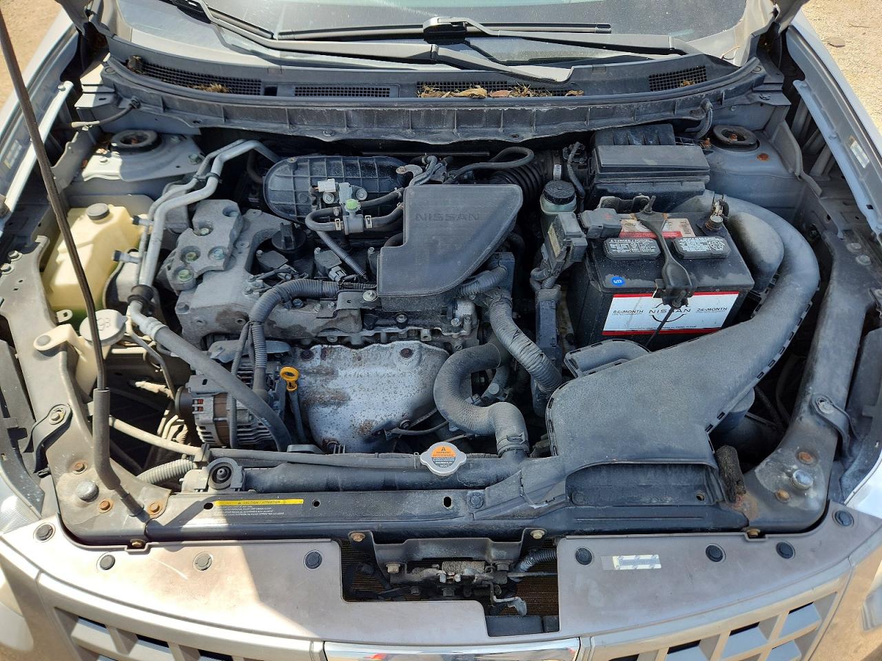 2008 Nissan Rogue S Gray vin: JN8AS58V08W125055