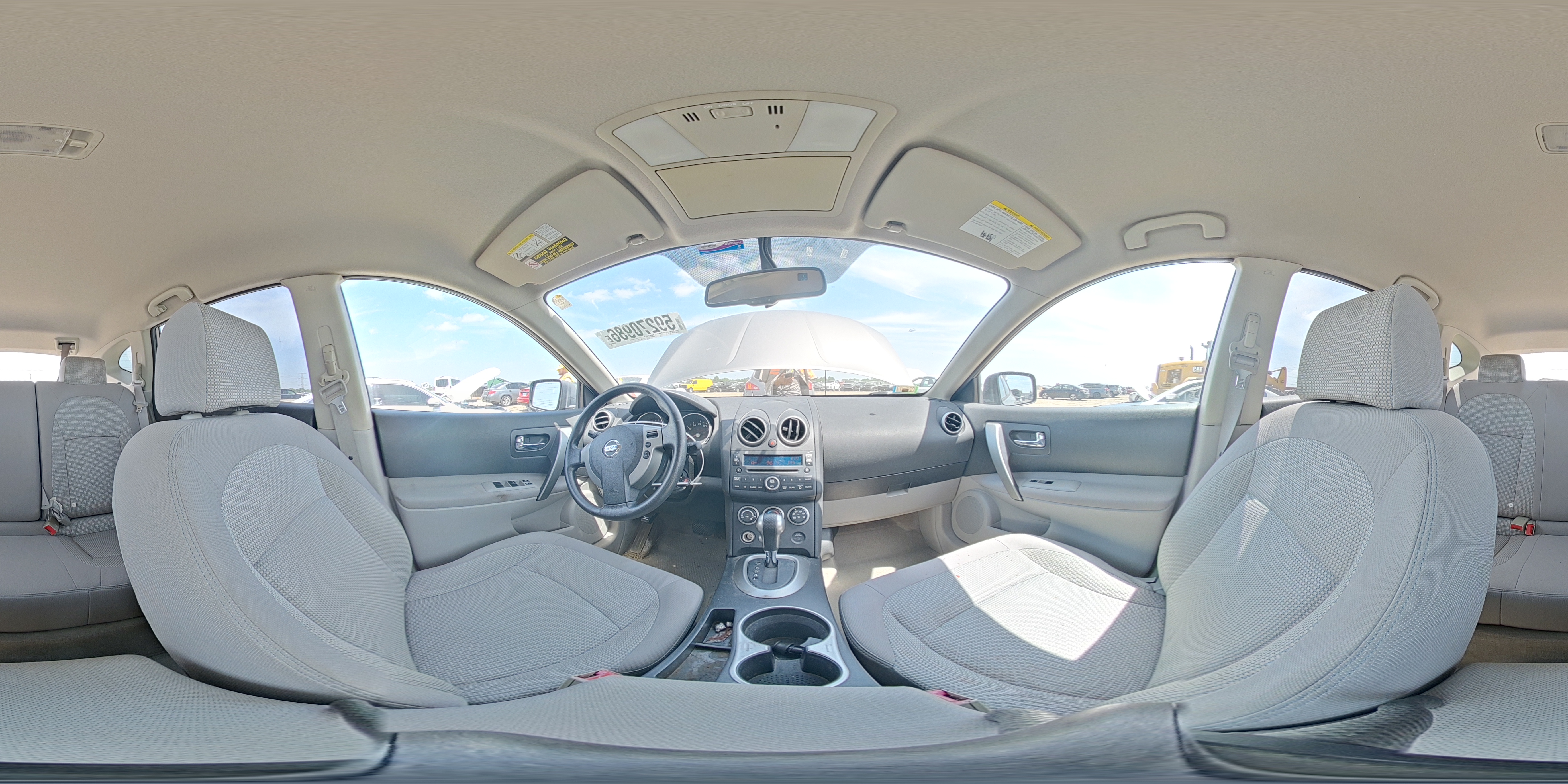 2008 Nissan Rogue S Gray vin: JN8AS58V08W125055