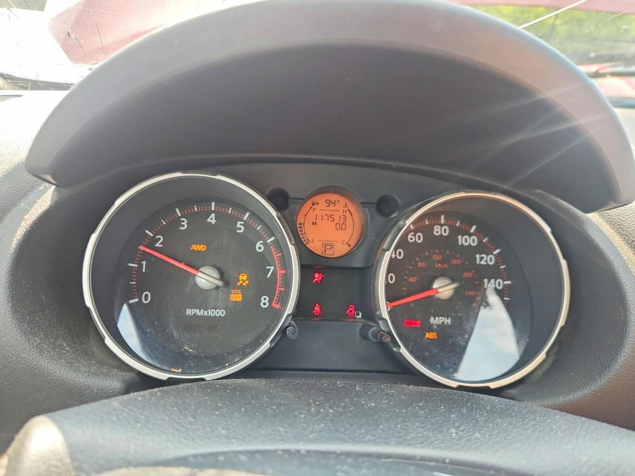 2008 Nissan Rogue S Red vin: JN8AS58V08W126769