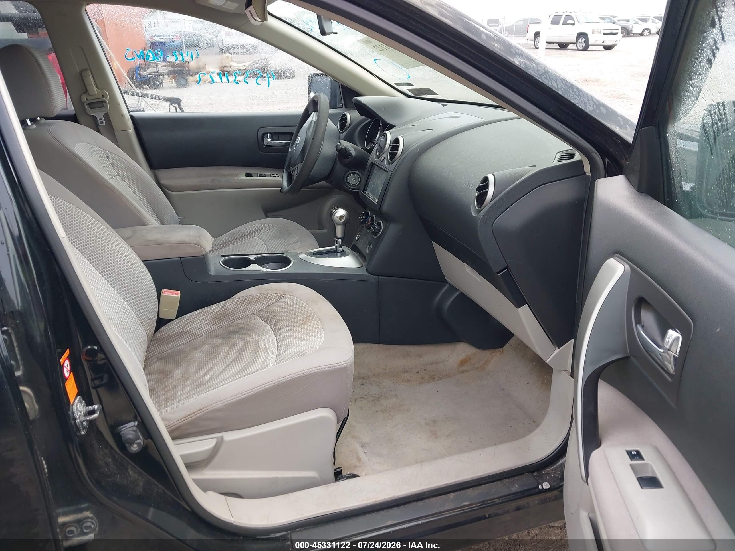 2008 Nissan Rogue Sl Black vin: JN8AS58V08W129512