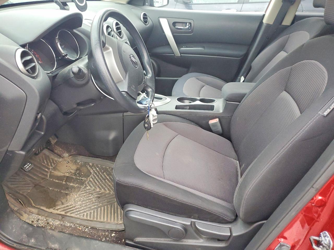 2008 Nissan Rogue S Red vin: JN8AS58V08W130420