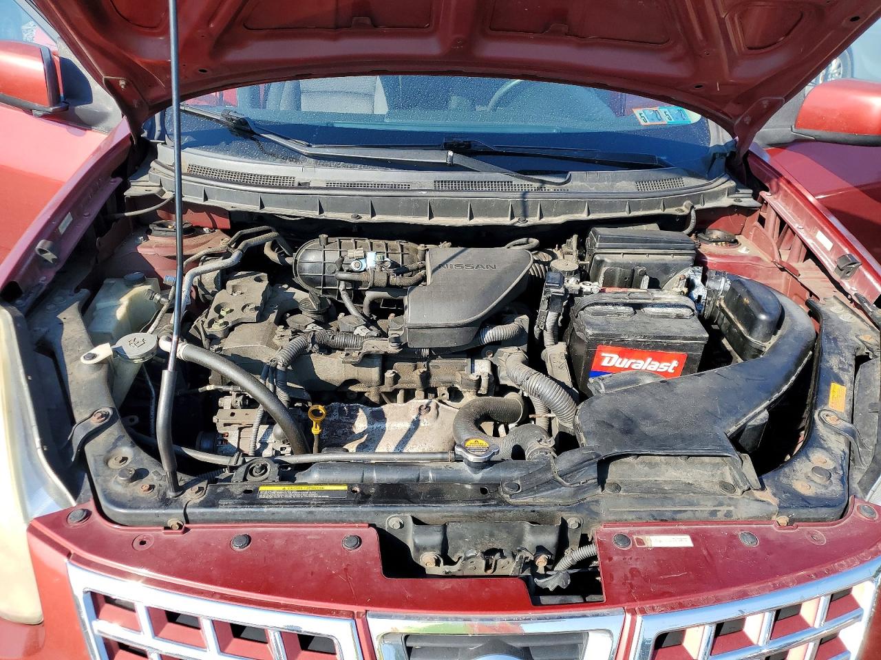 2008 Nissan Rogue Sl Red vin: JN8AS58V08W139988
