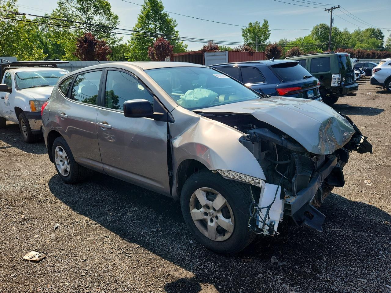 2008 Nissan Rogue Коричневый vin: JN8AS58V08W142874