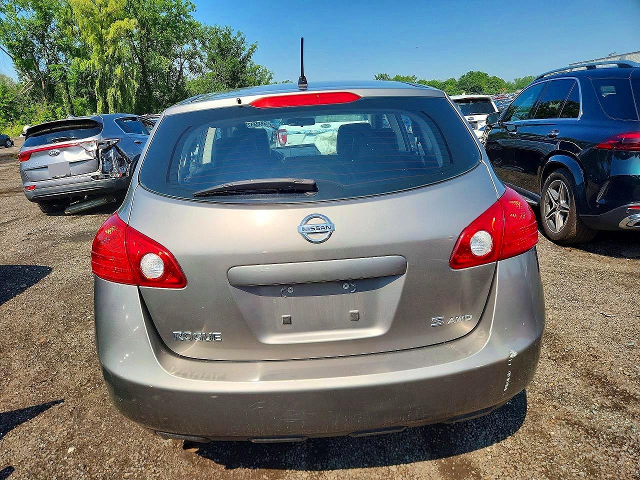 2008 Nissan Rogue Коричневый vin: JN8AS58V08W142874