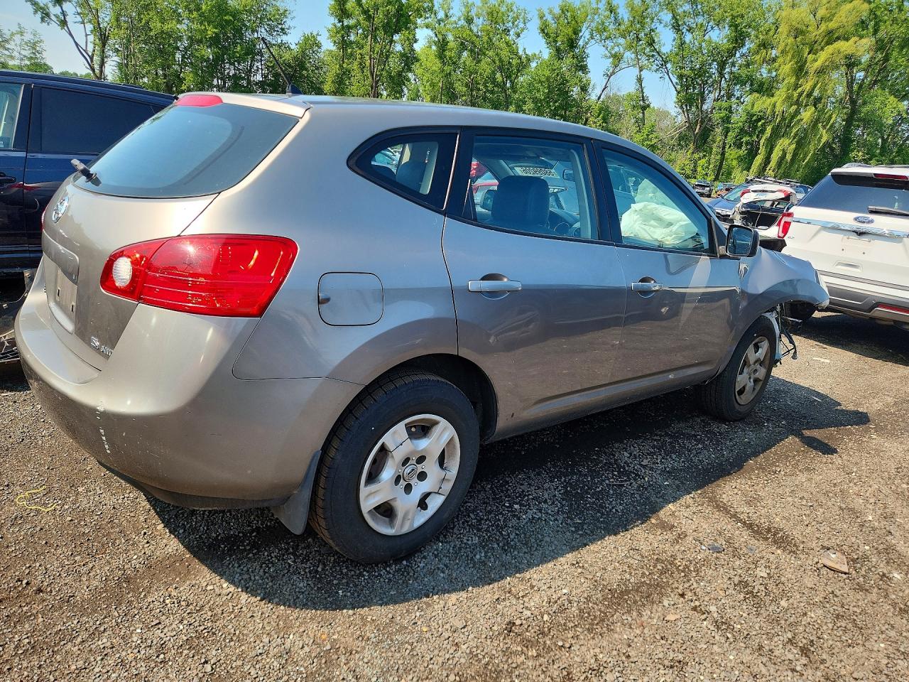 2008 Nissan Rogue Коричневый vin: JN8AS58V08W142874