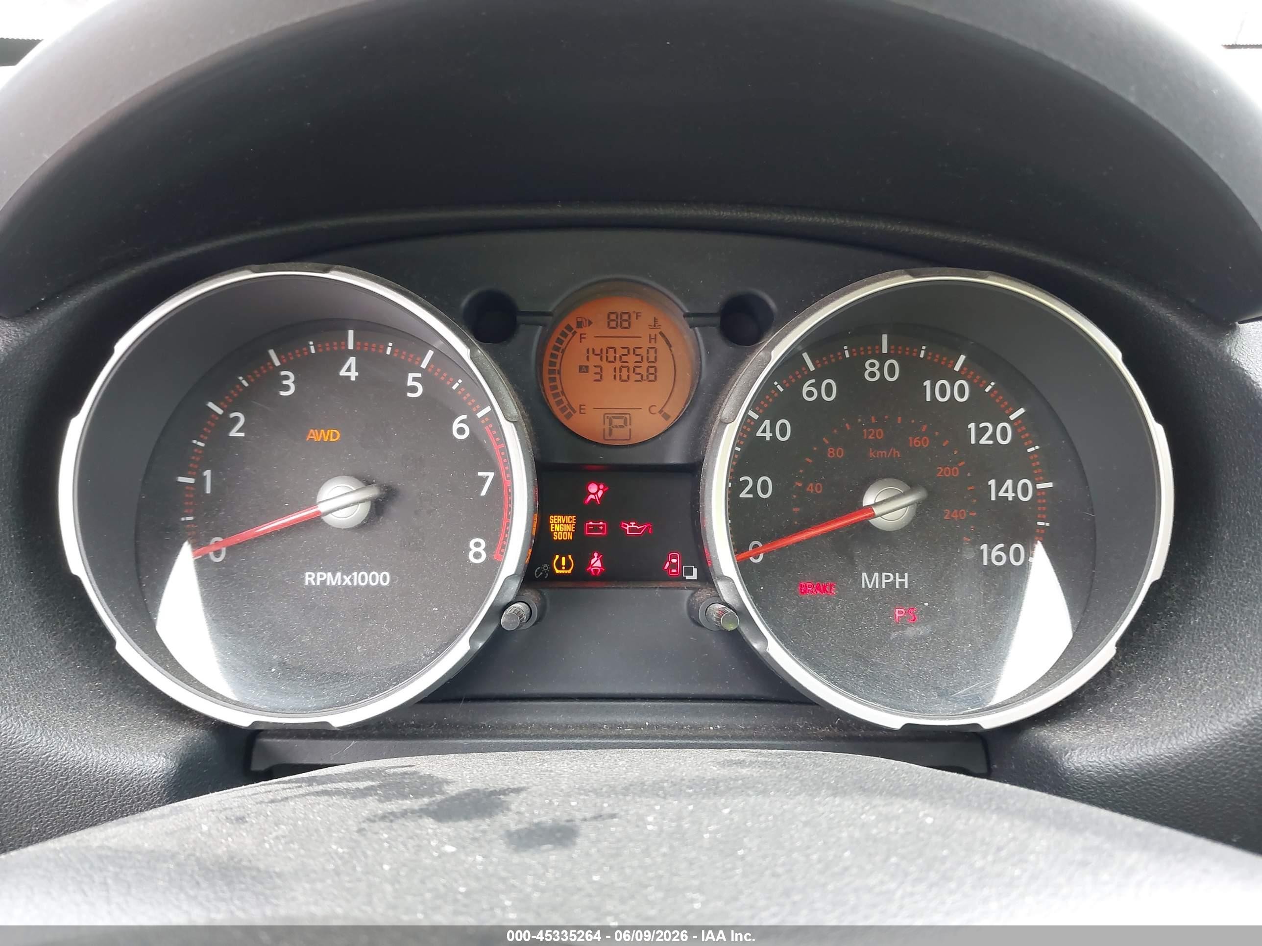 2008 Nissan Rogue Sl Red vin: JN8AS58V08W144978