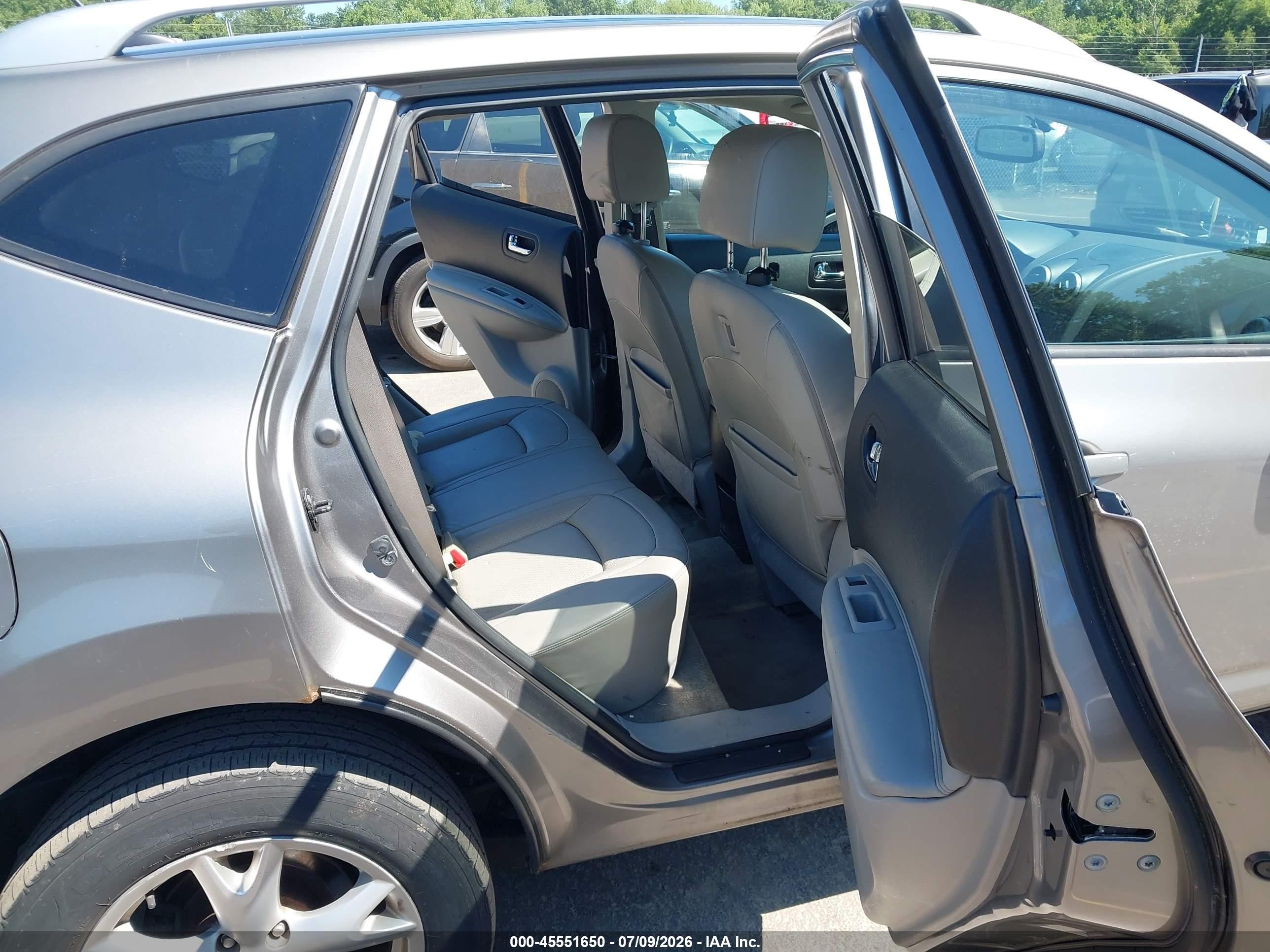 2009 Nissan Rogue Sl Gray vin: JN8AS58V09W161068