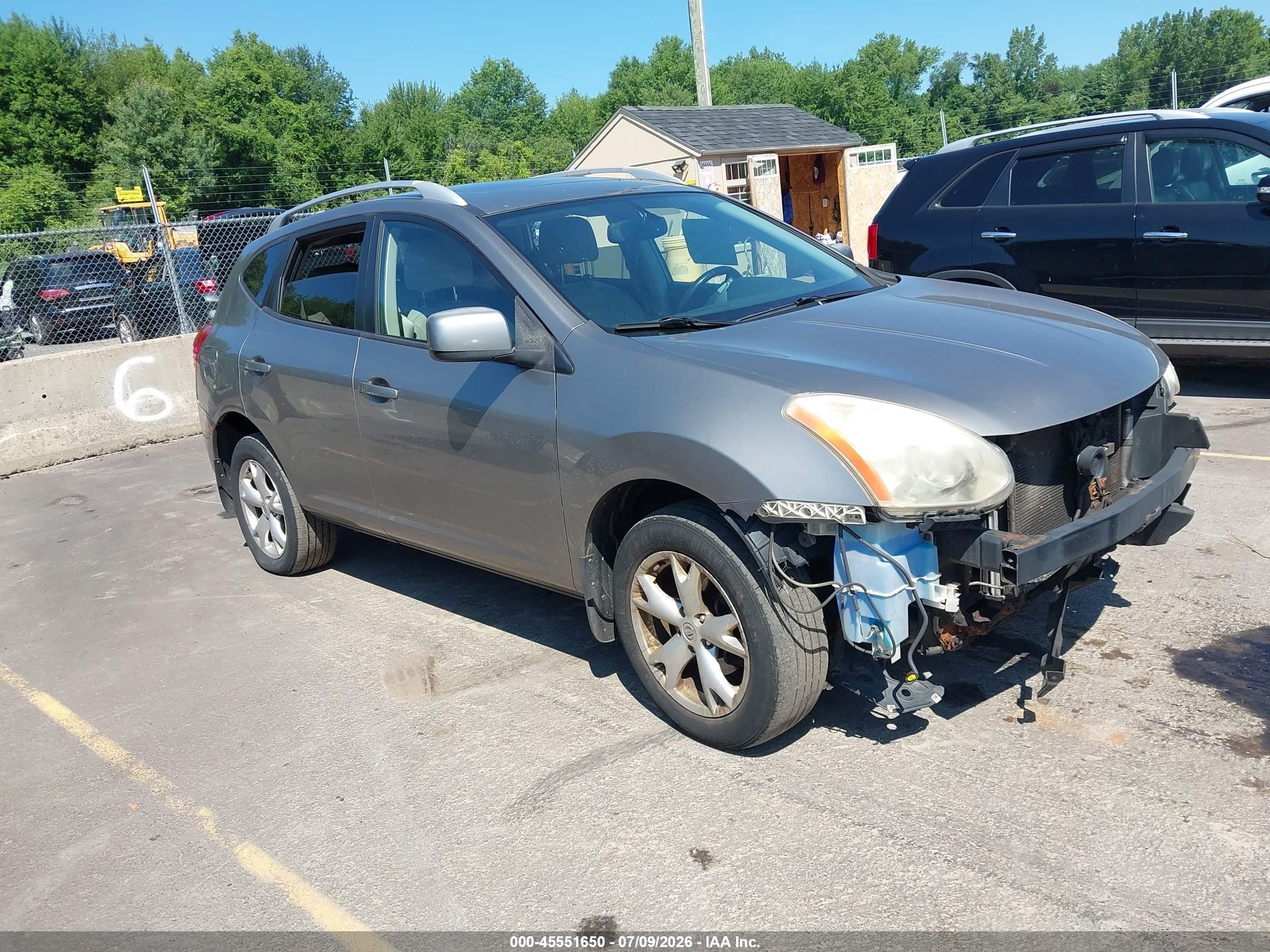 2009 Nissan Rogue Sl Gray vin: JN8AS58V09W161068