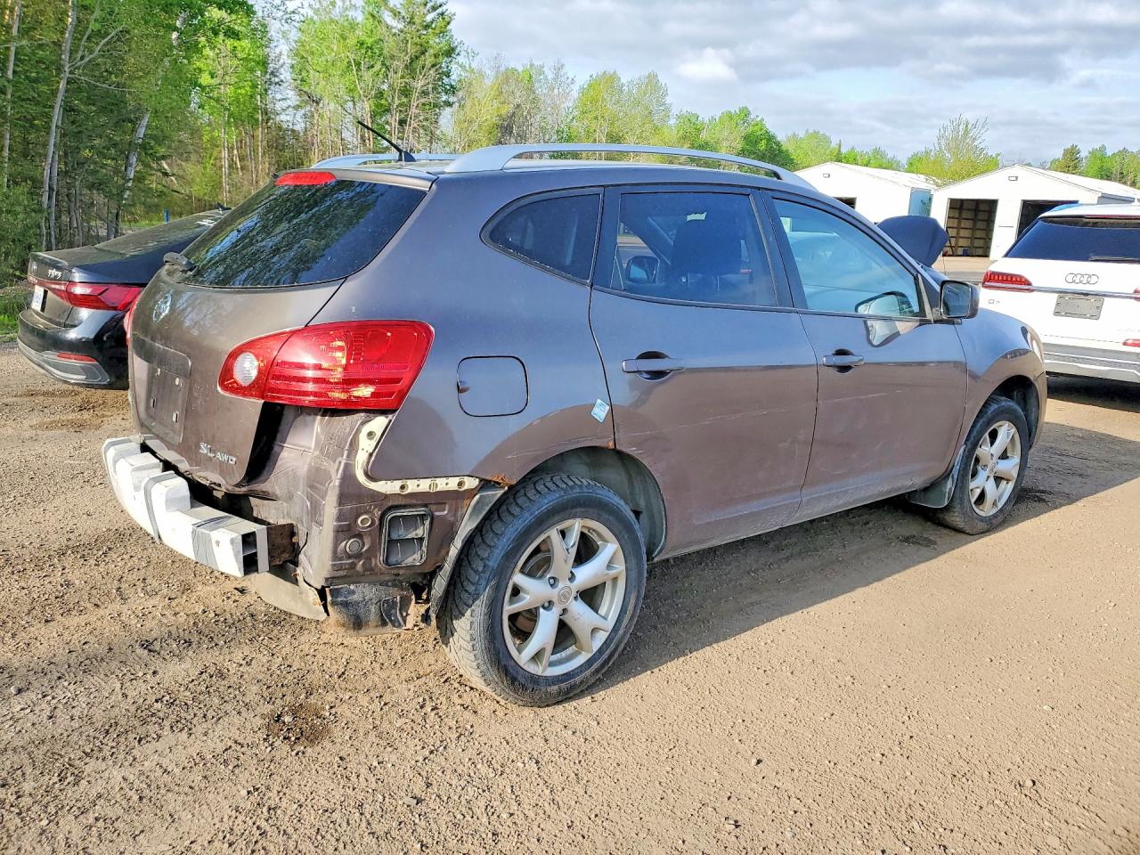 2009 Nissan Rogue S Charcoal vin: JN8AS58V09W169719