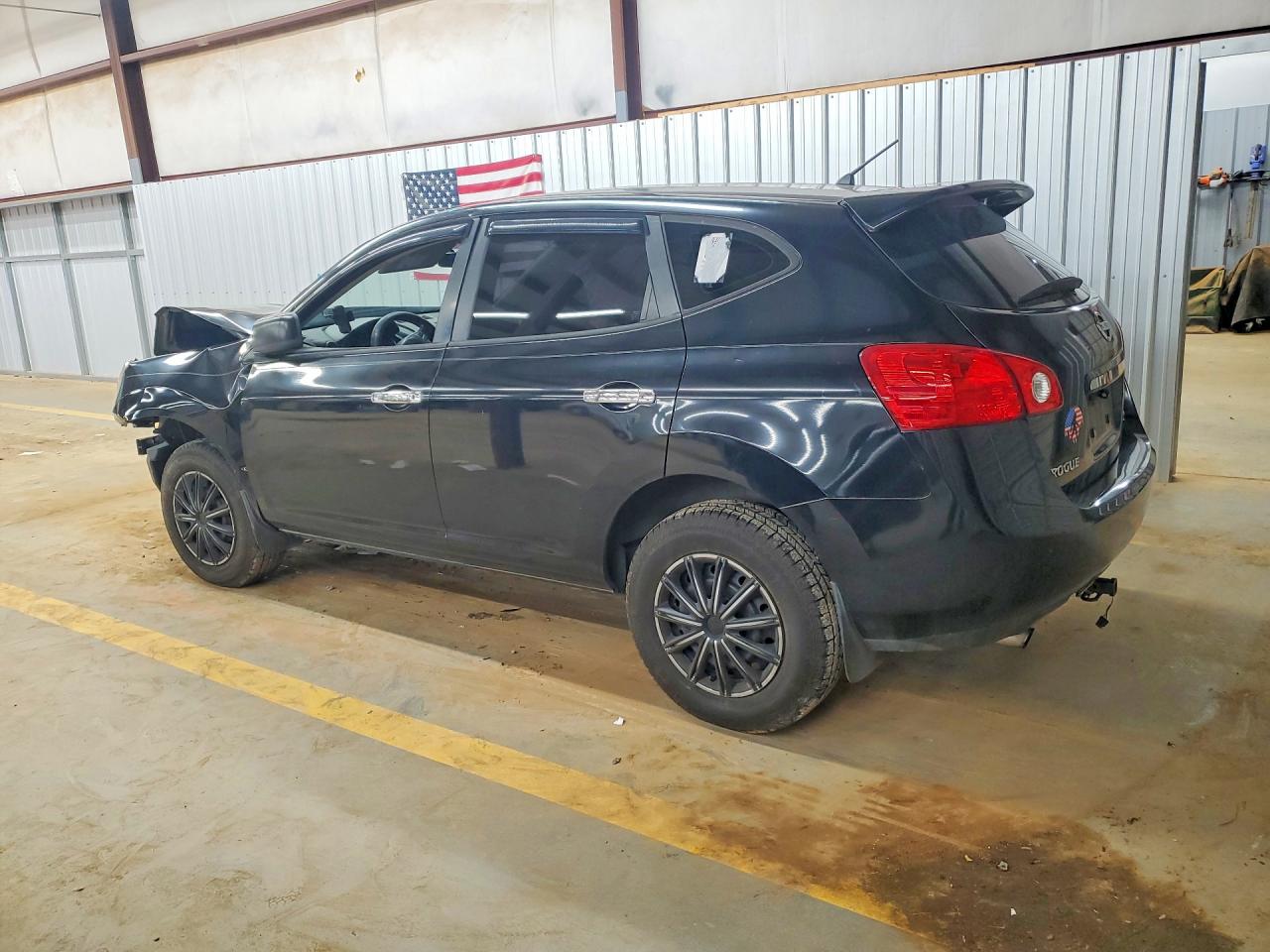 2009 Nissan Rogue S Black vin: JN8AS58V09W182342