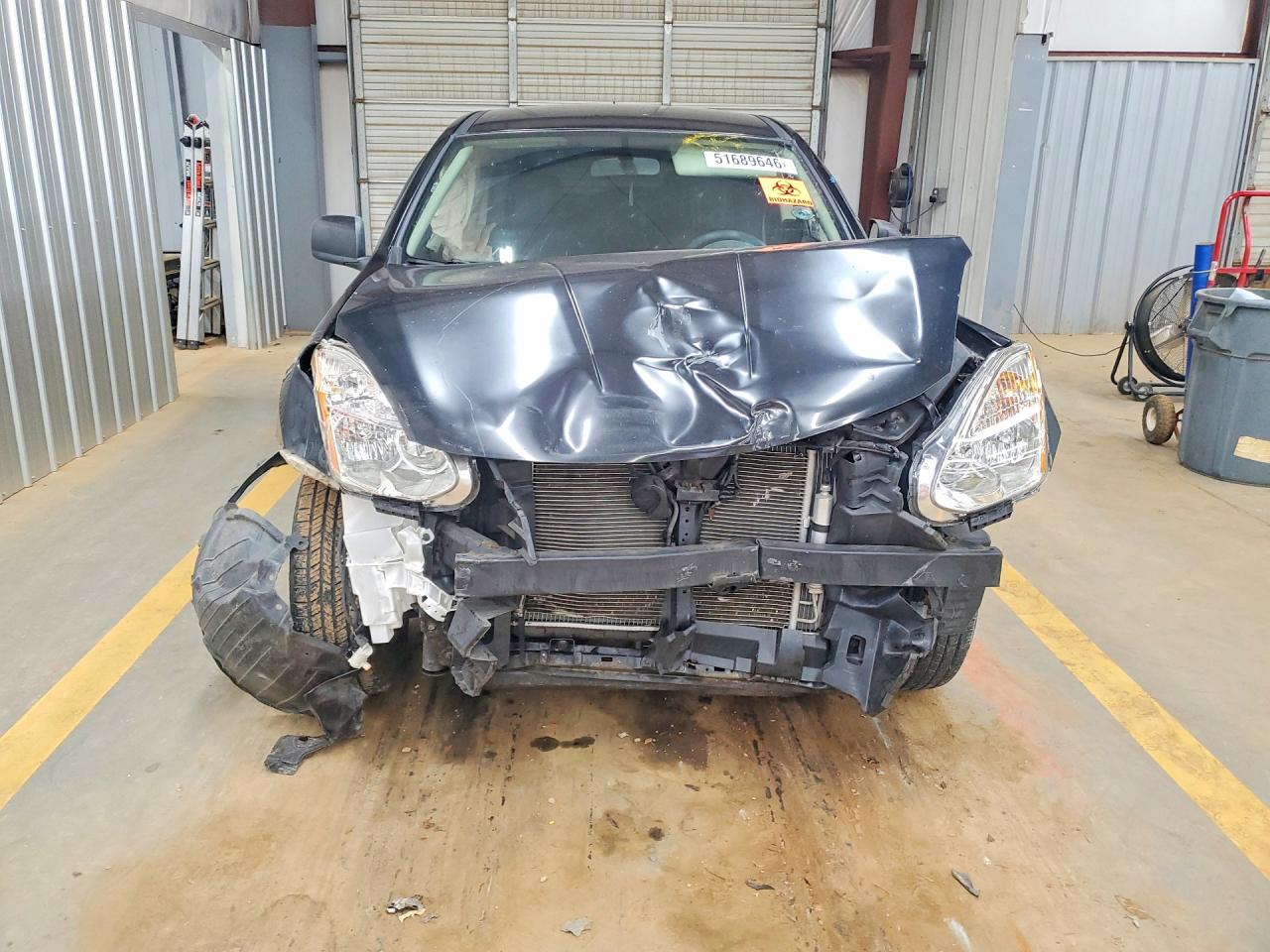 2009 Nissan Rogue S Black vin: JN8AS58V09W182342