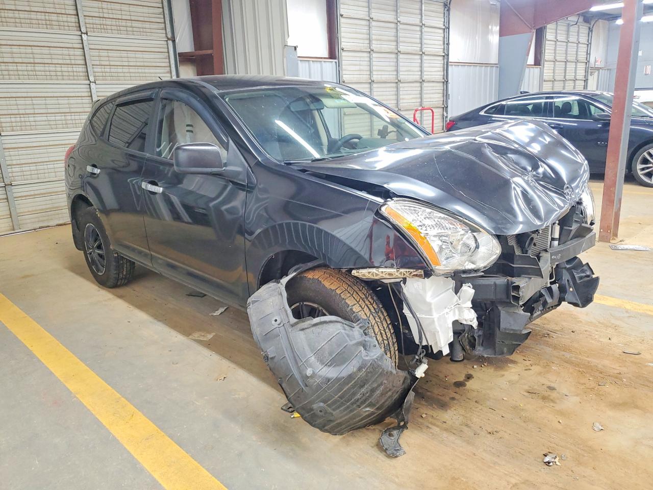 2009 Nissan Rogue S Black vin: JN8AS58V09W182342