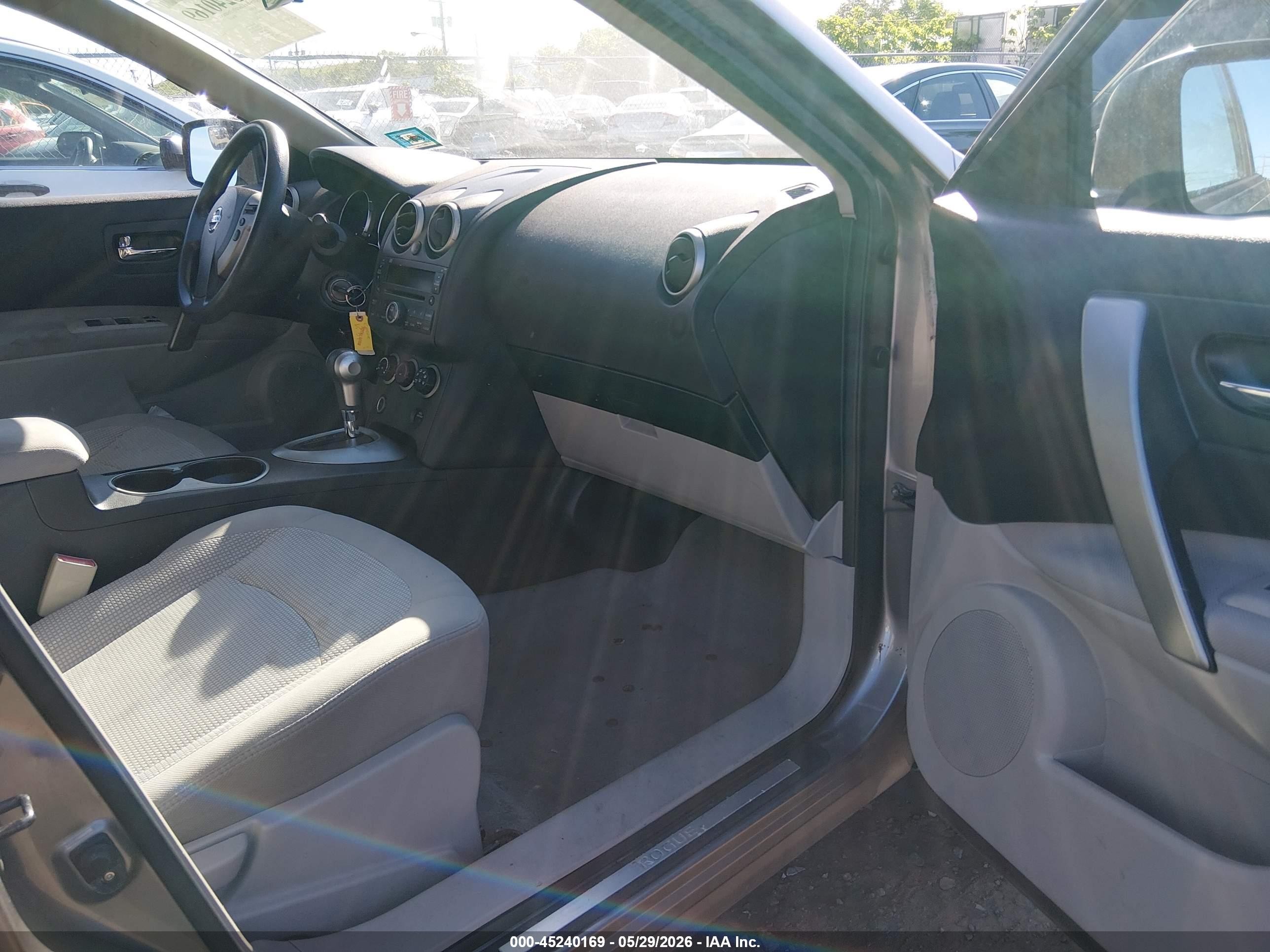 2009 Nissan Rogue Sl Серый vin: JN8AS58V09W193521