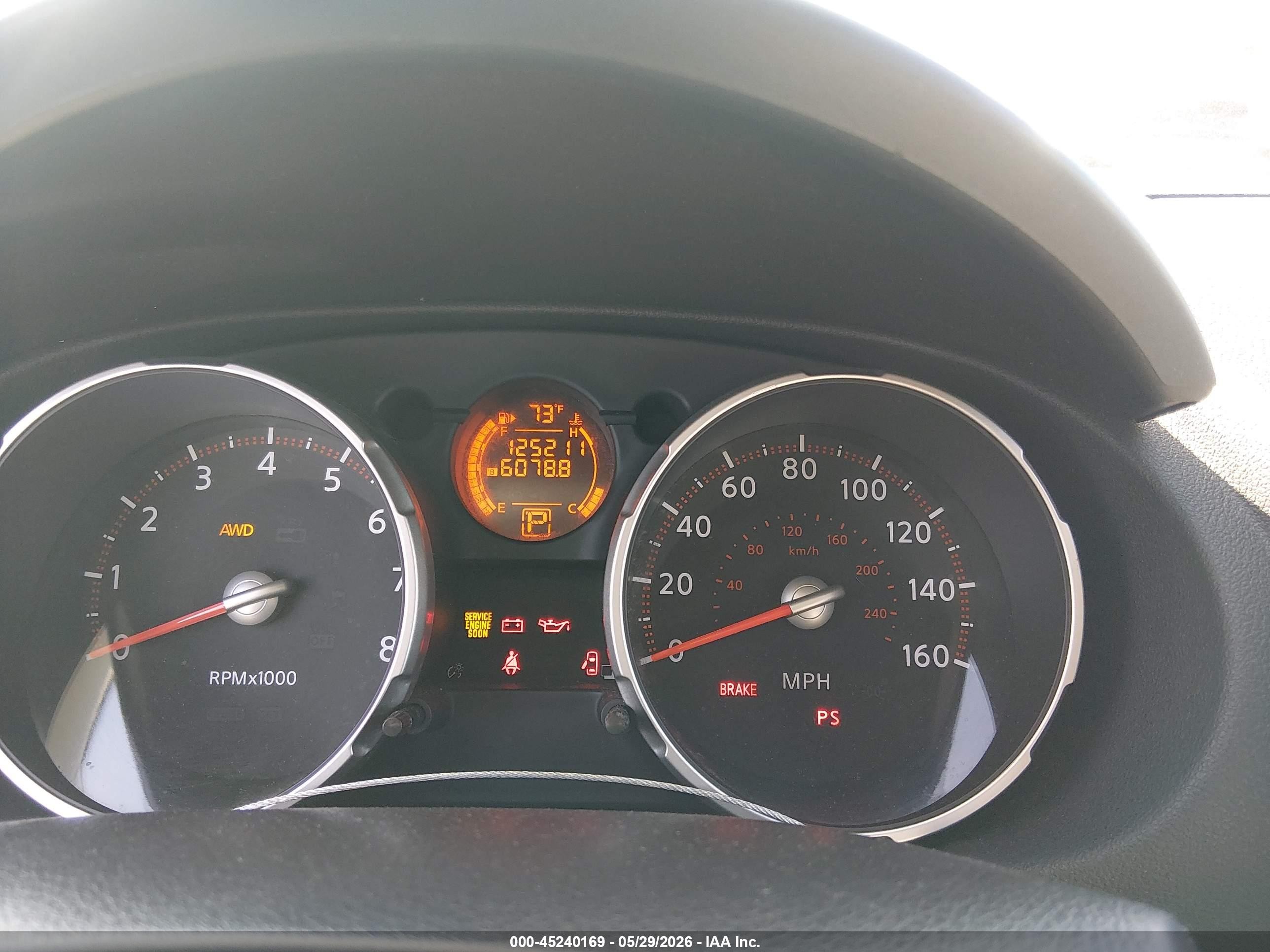 2009 Nissan Rogue Sl Серый vin: JN8AS58V09W193521