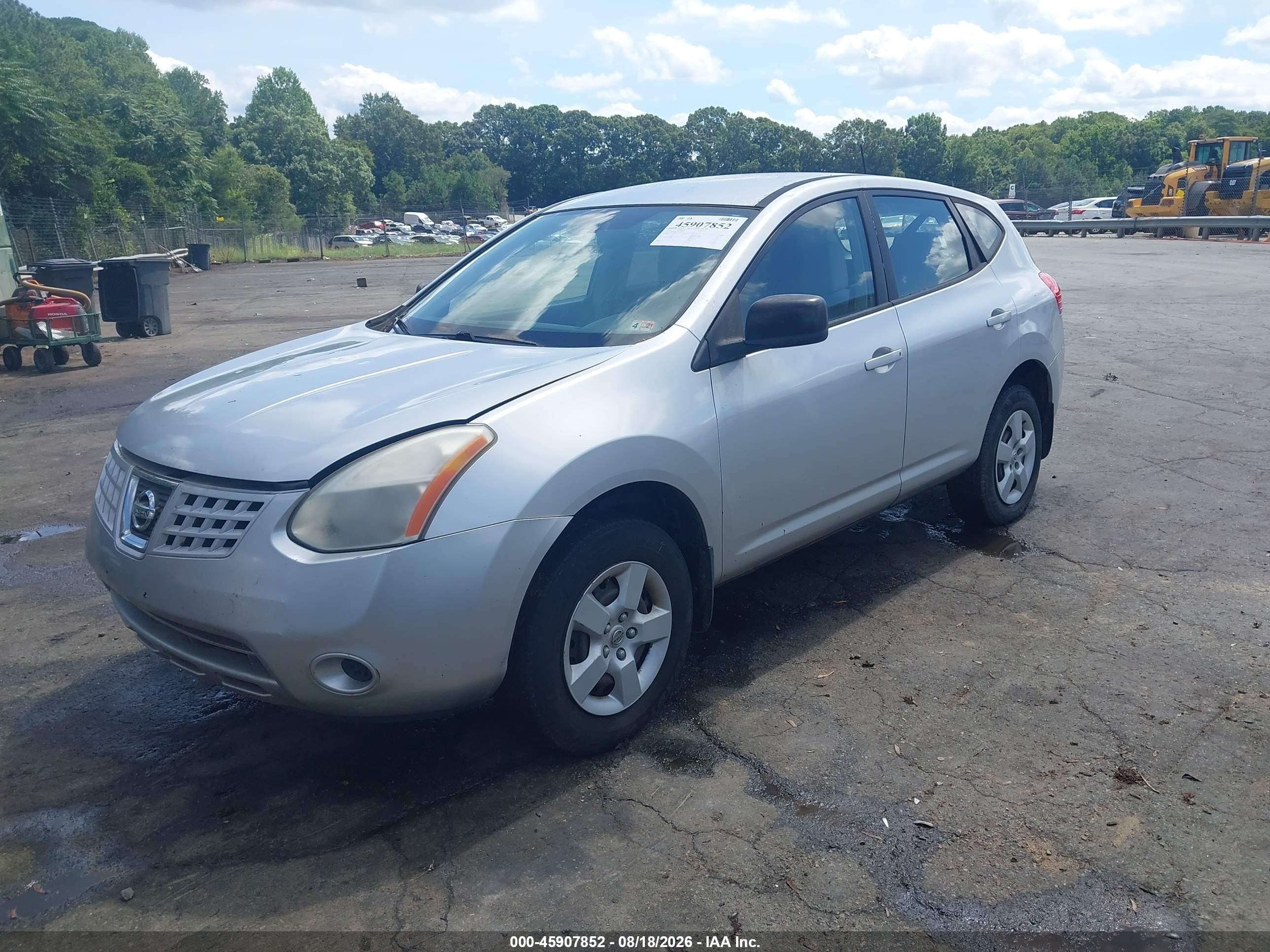 2009 Nissan Rogue S Серебряный vin: JN8AS58V09W432887