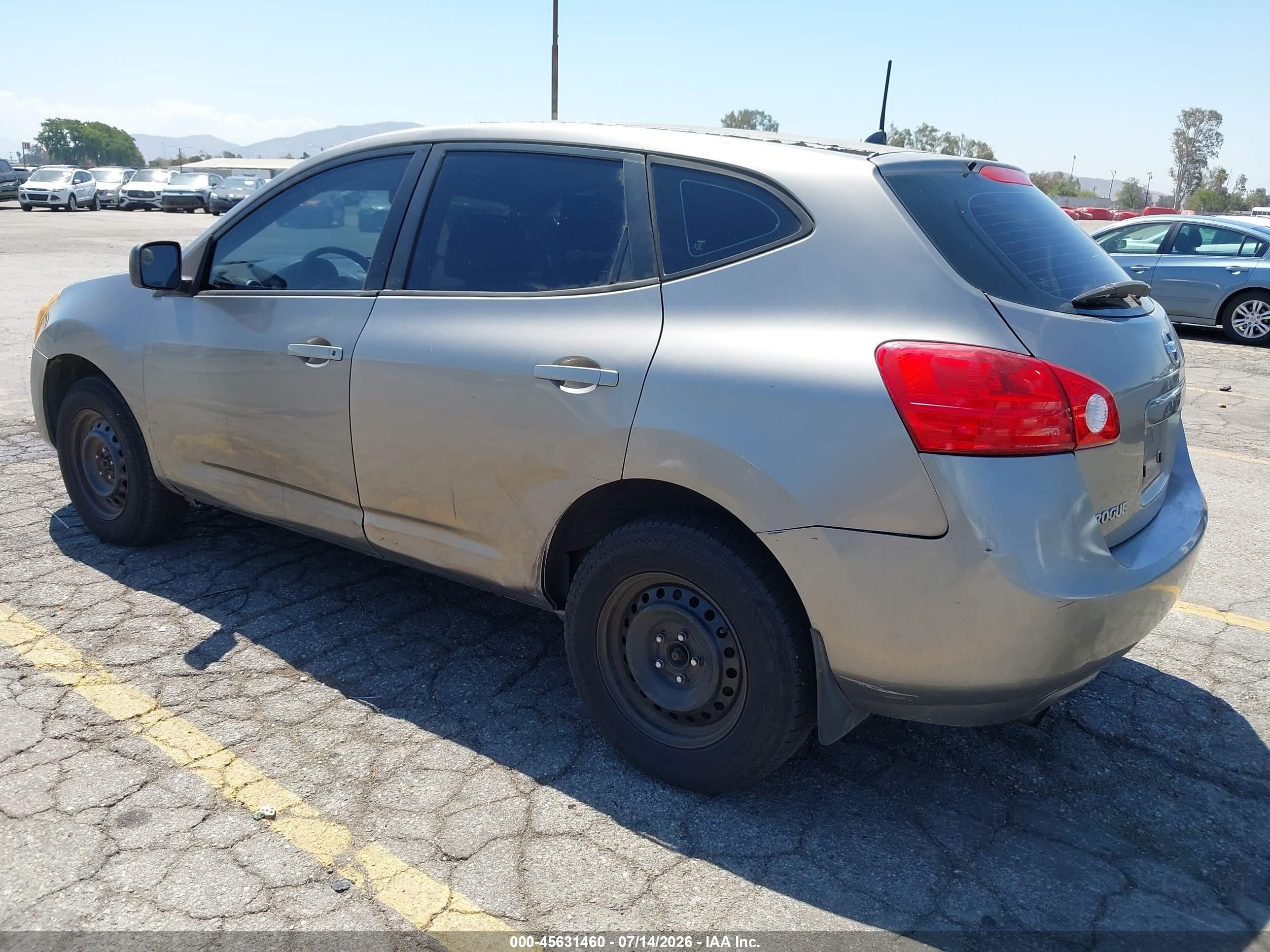 2009 Nissan Rogue S Коричневый vin: JN8AS58V09W435093