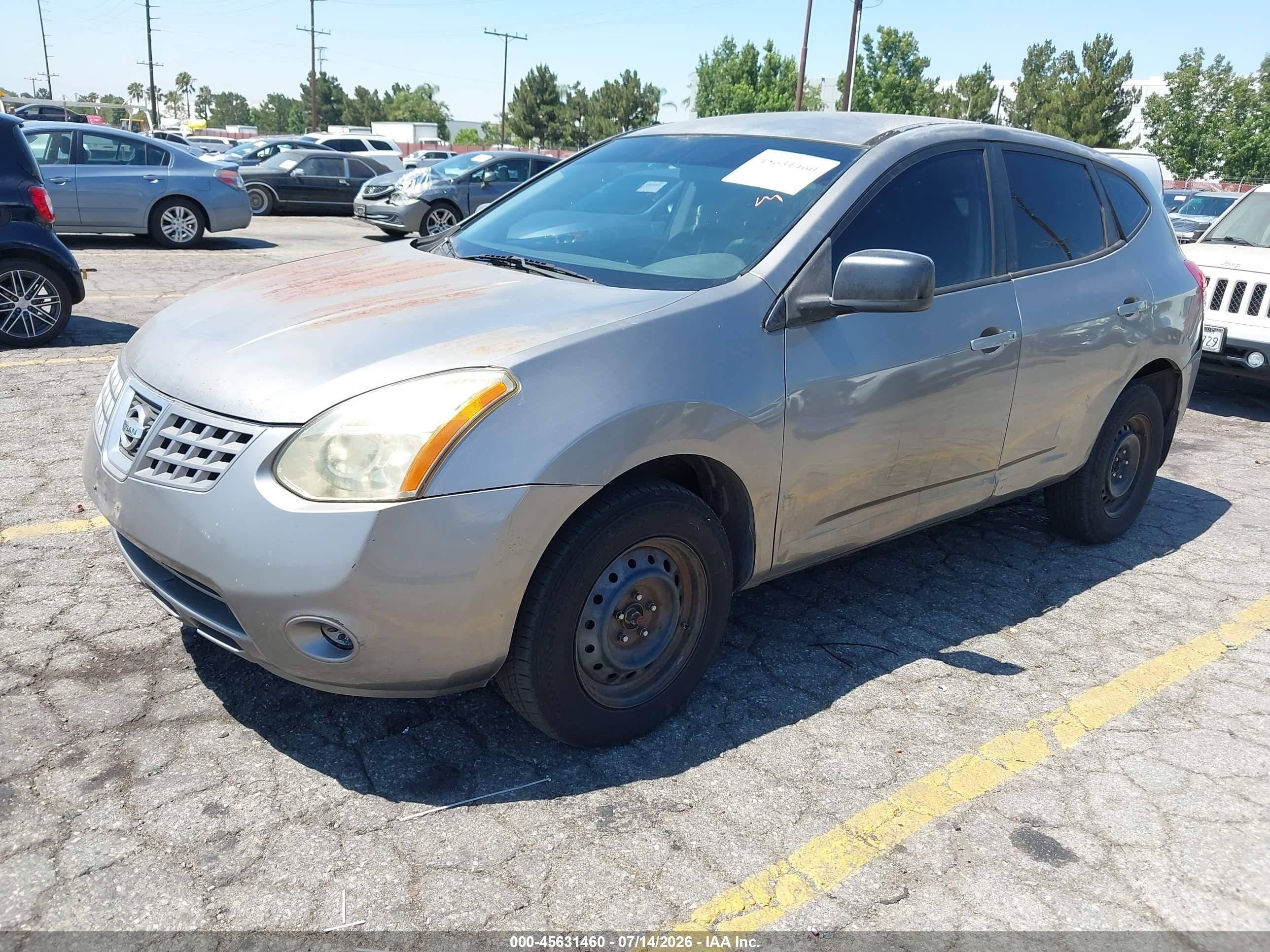 2009 Nissan Rogue S Коричневый vin: JN8AS58V09W435093
