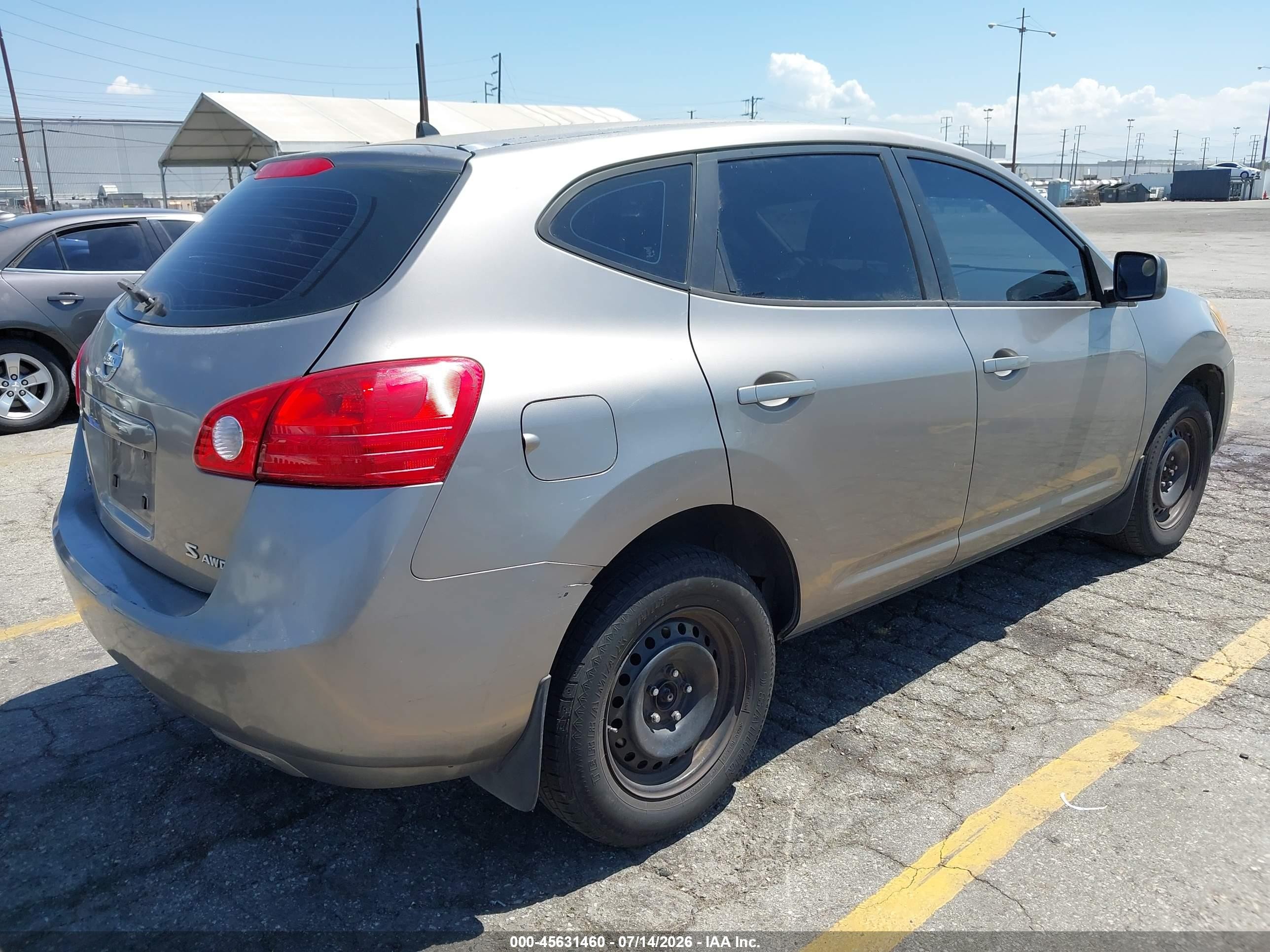 2009 Nissan Rogue S Коричневый vin: JN8AS58V09W435093