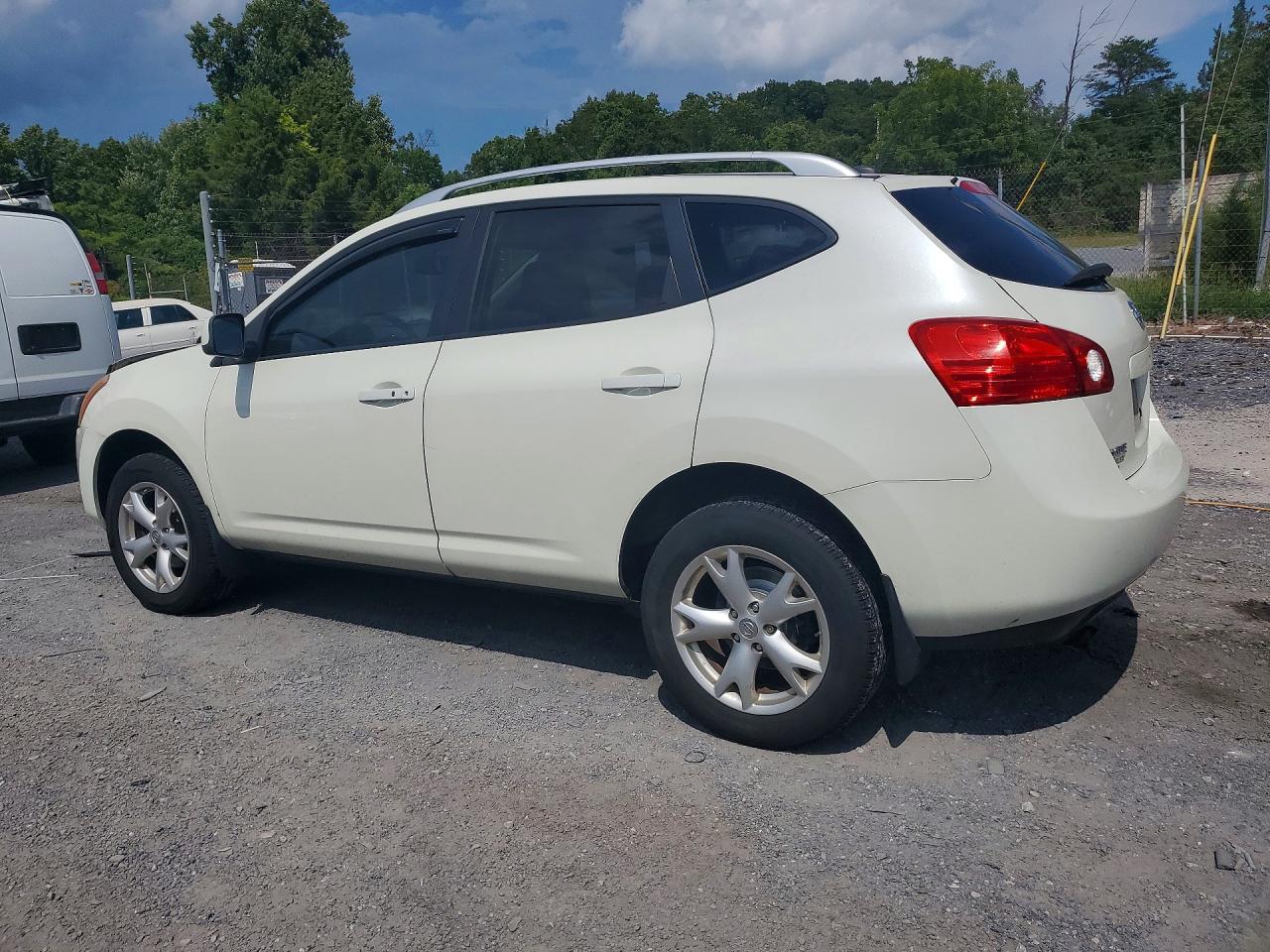 2009 Nissan Rogue S Белый vin: JN8AS58V09W436017