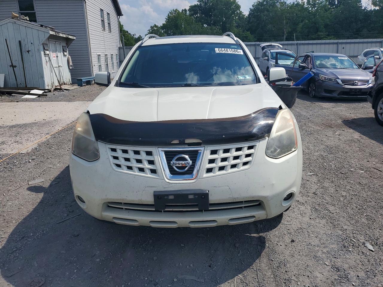 2009 Nissan Rogue S Белый vin: JN8AS58V09W436017