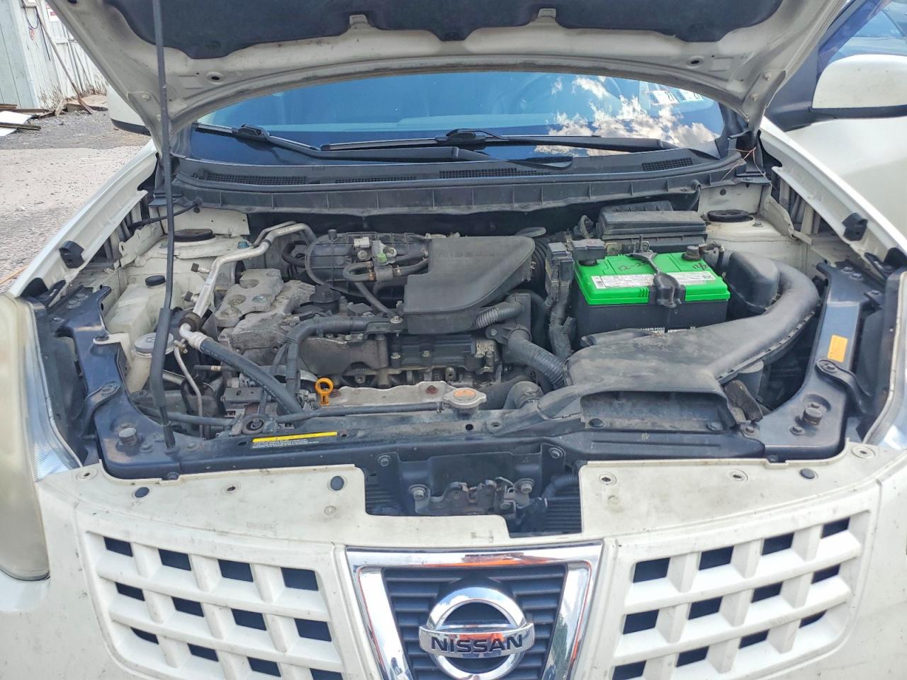 2009 Nissan Rogue S Белый vin: JN8AS58V09W436017