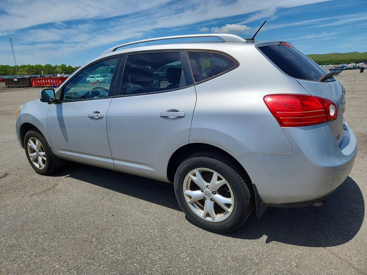 2009 Nissan Rogue Silver vin: JN8AS58V09W436552